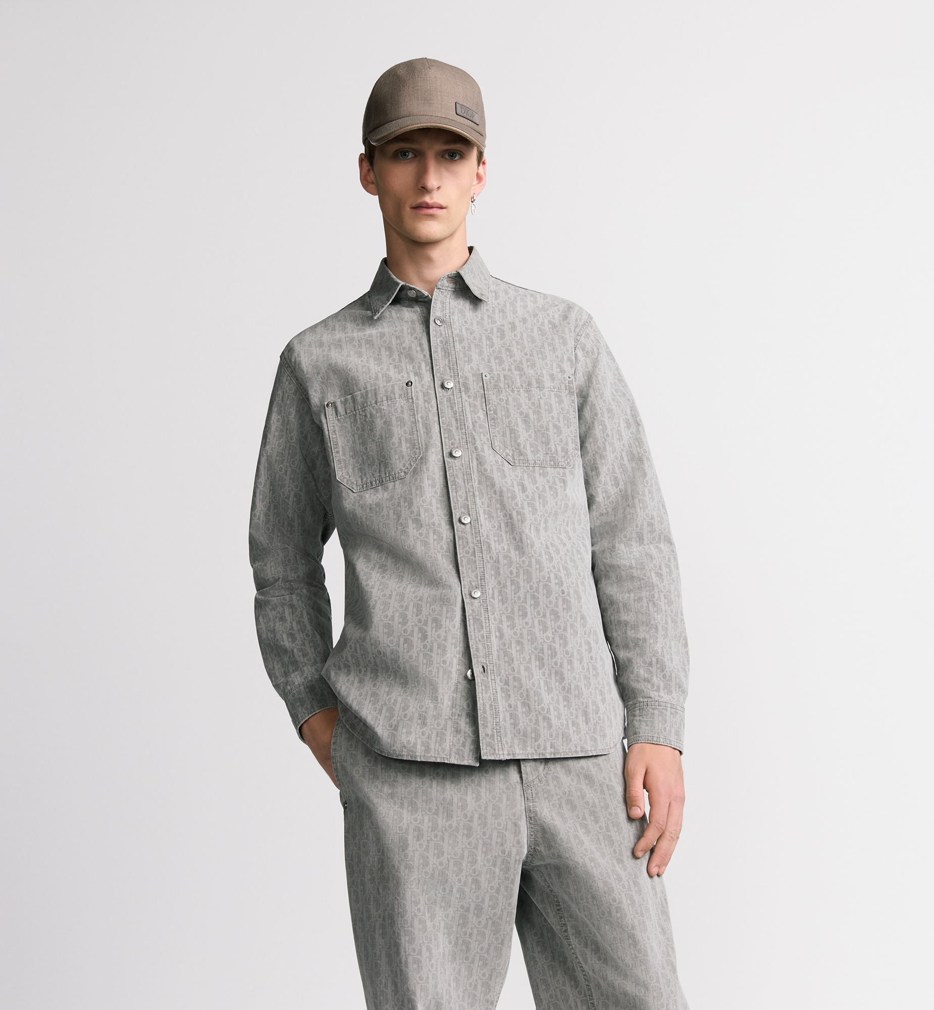 Dior Oblique Overshirt Grey