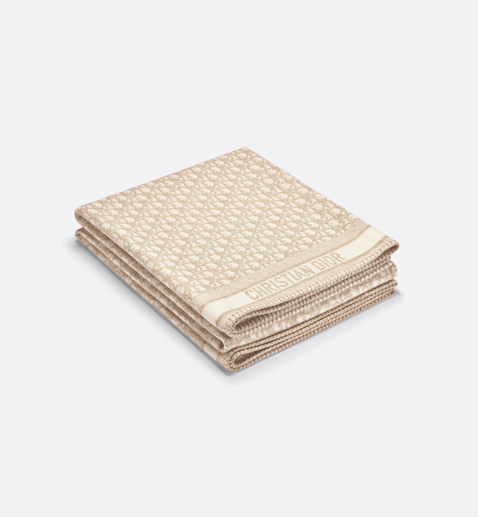 Dior Oblique Blanket Gold