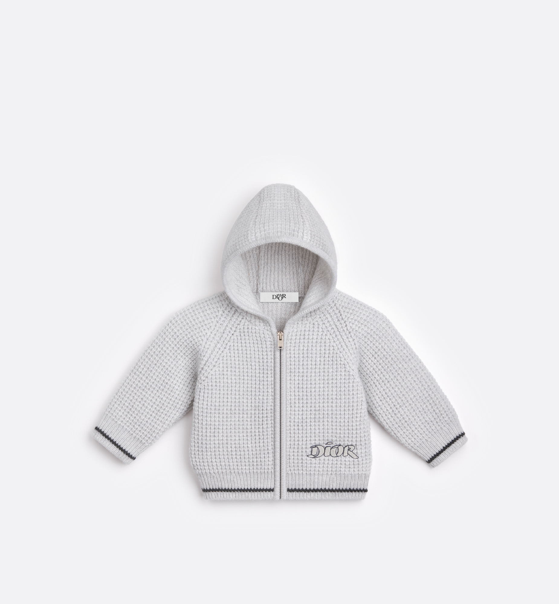 Baby Zip-Up Hooded Cardigan