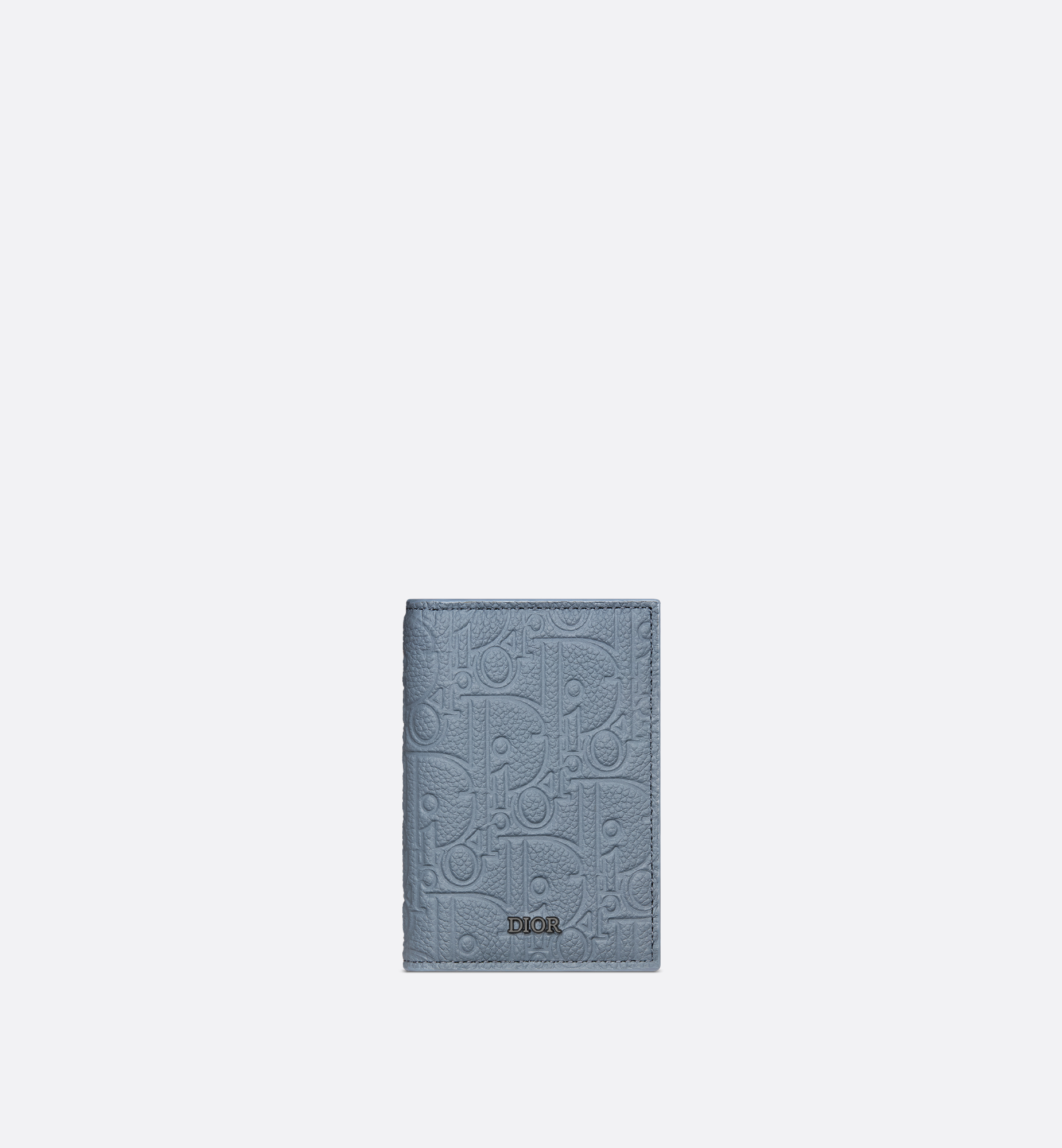 Vertical Bifold Card Holder Blue