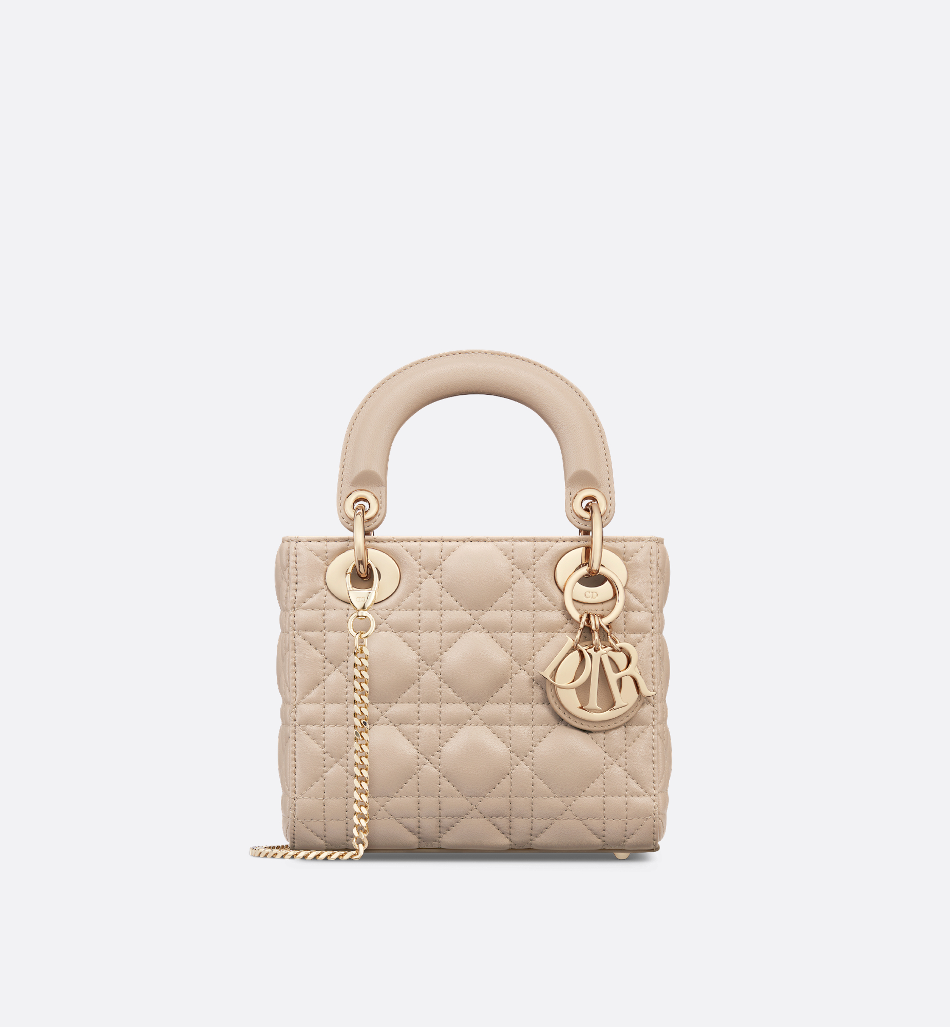 Mini Lady Dior Bag Beige