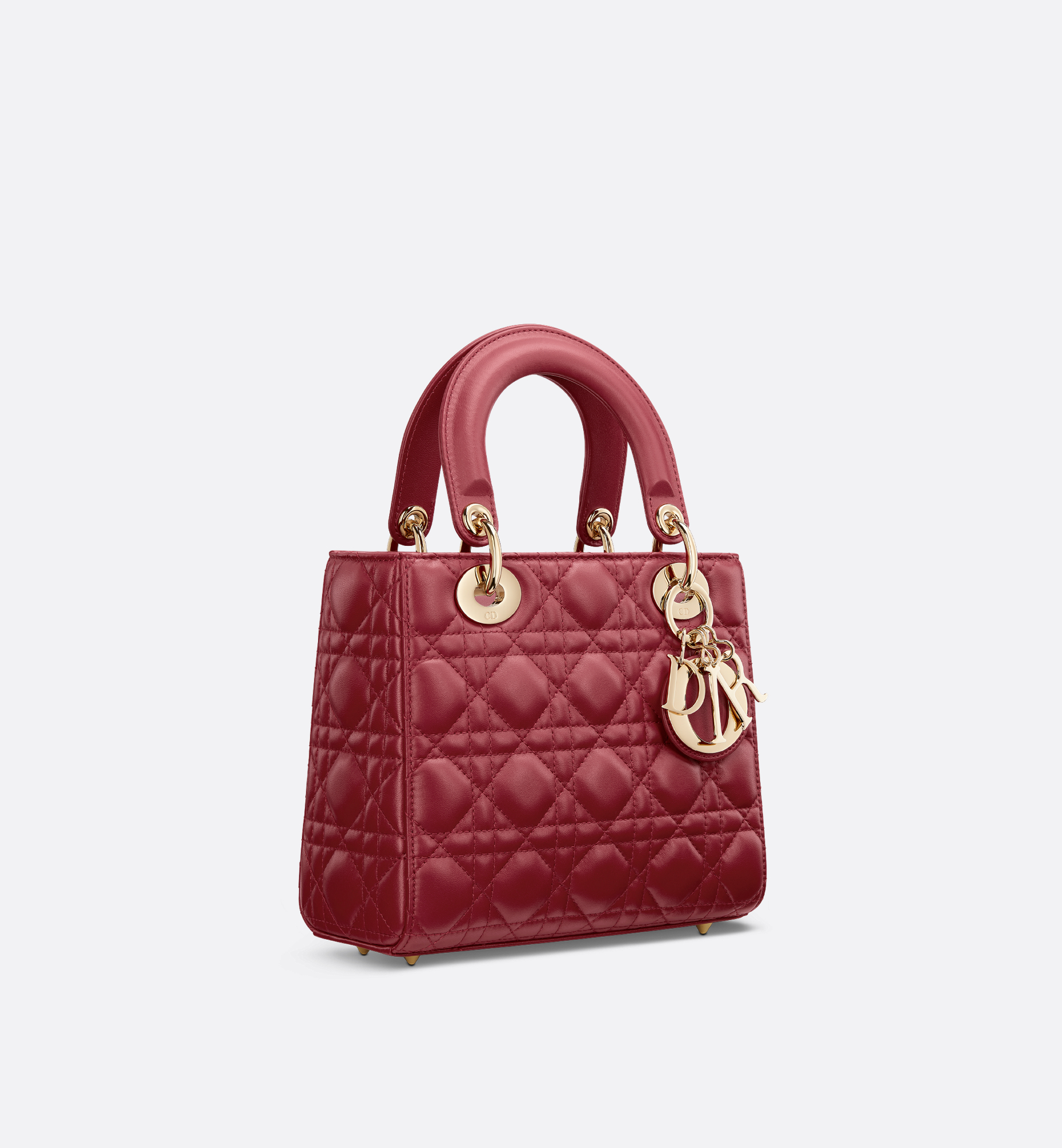 Small Lady Dior My ABCDior Bag Red