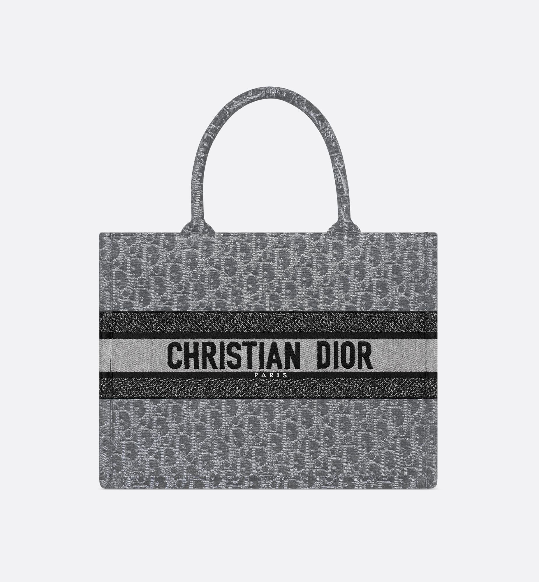 Medium Dior Book Tote Grey