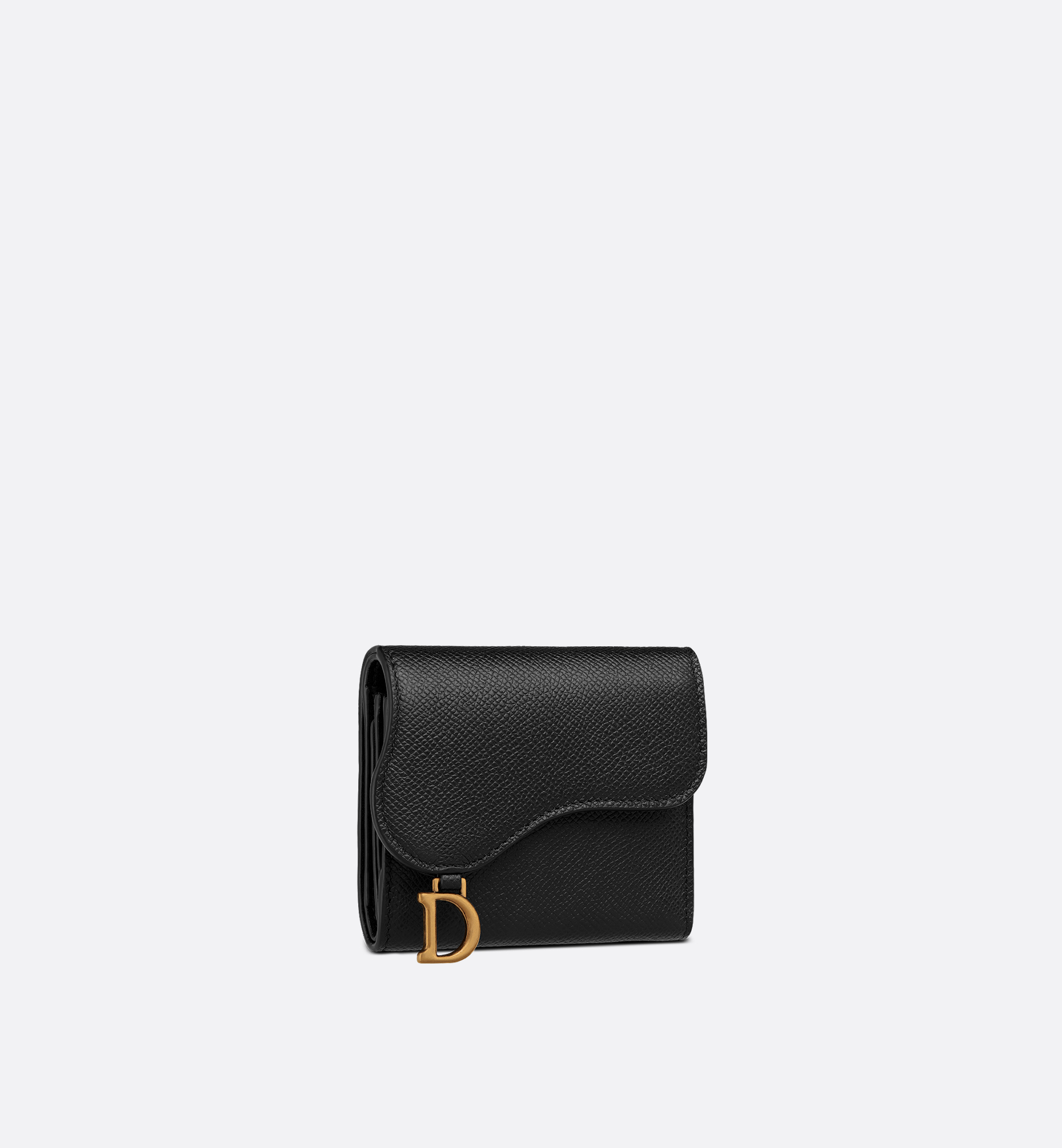 Saddle Lotus Wallet Black