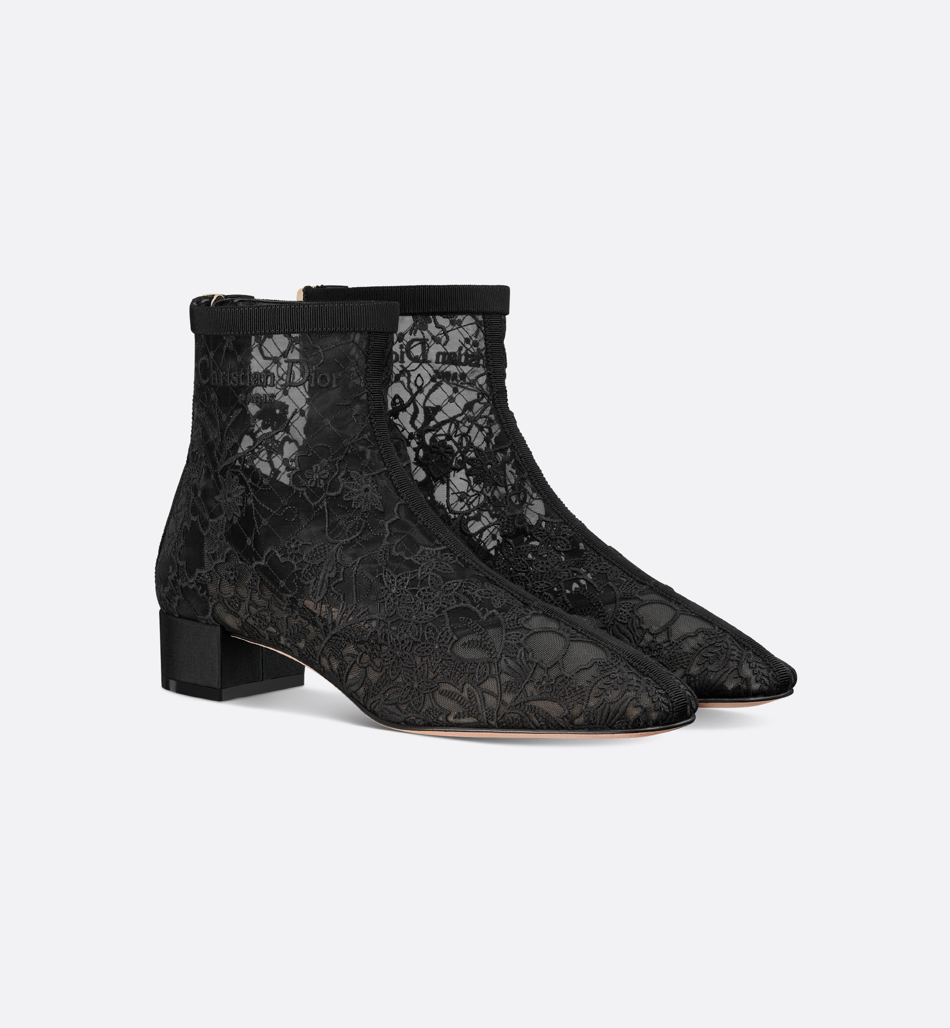 Naughtily-D Heeled Ankle Boot Black