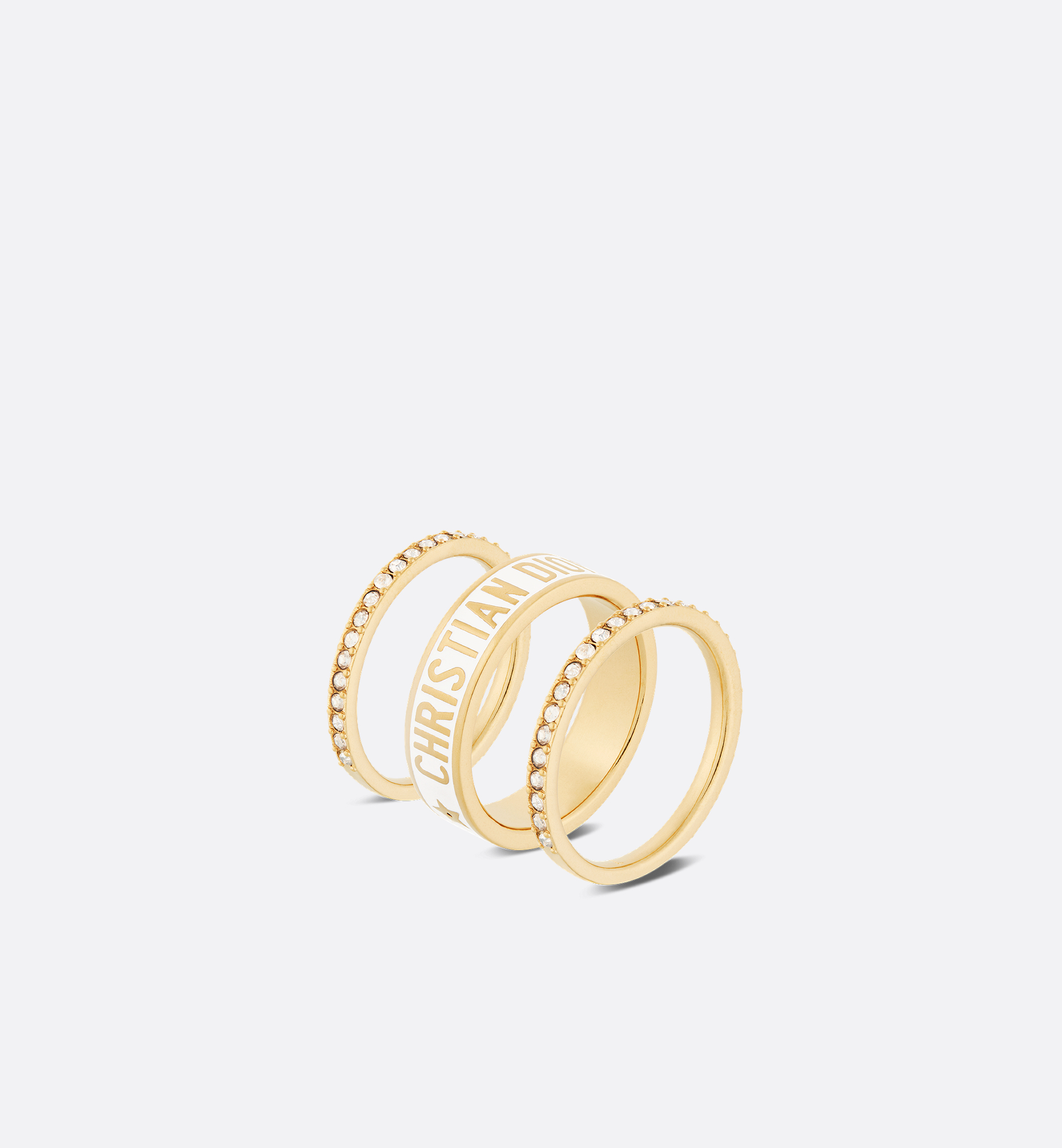Dior Code Ring Set White