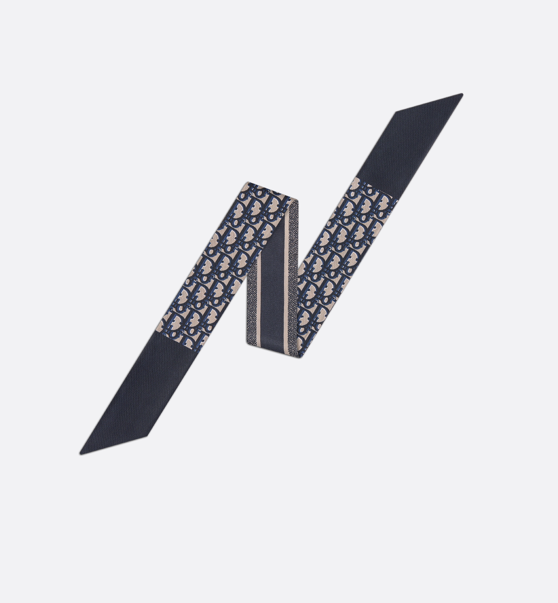 Dior Oblique Mitzah Scarf Blue