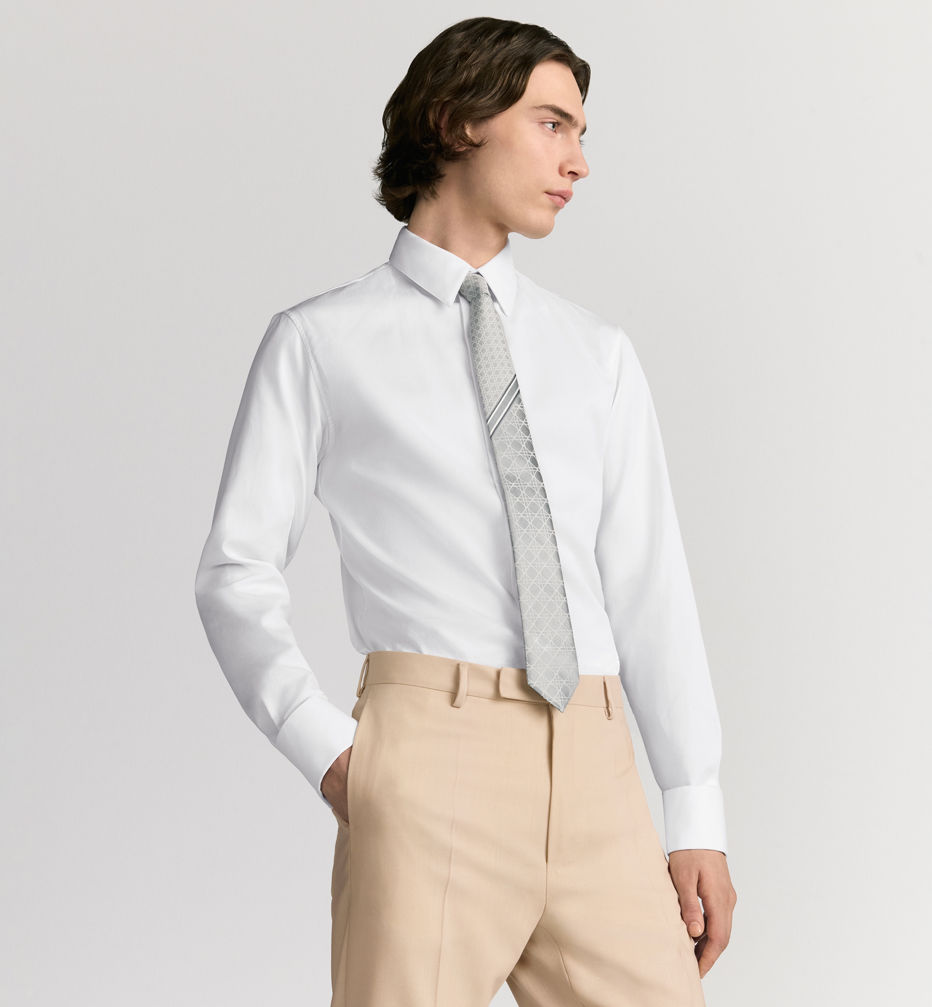 Shirt with French Cuffs White