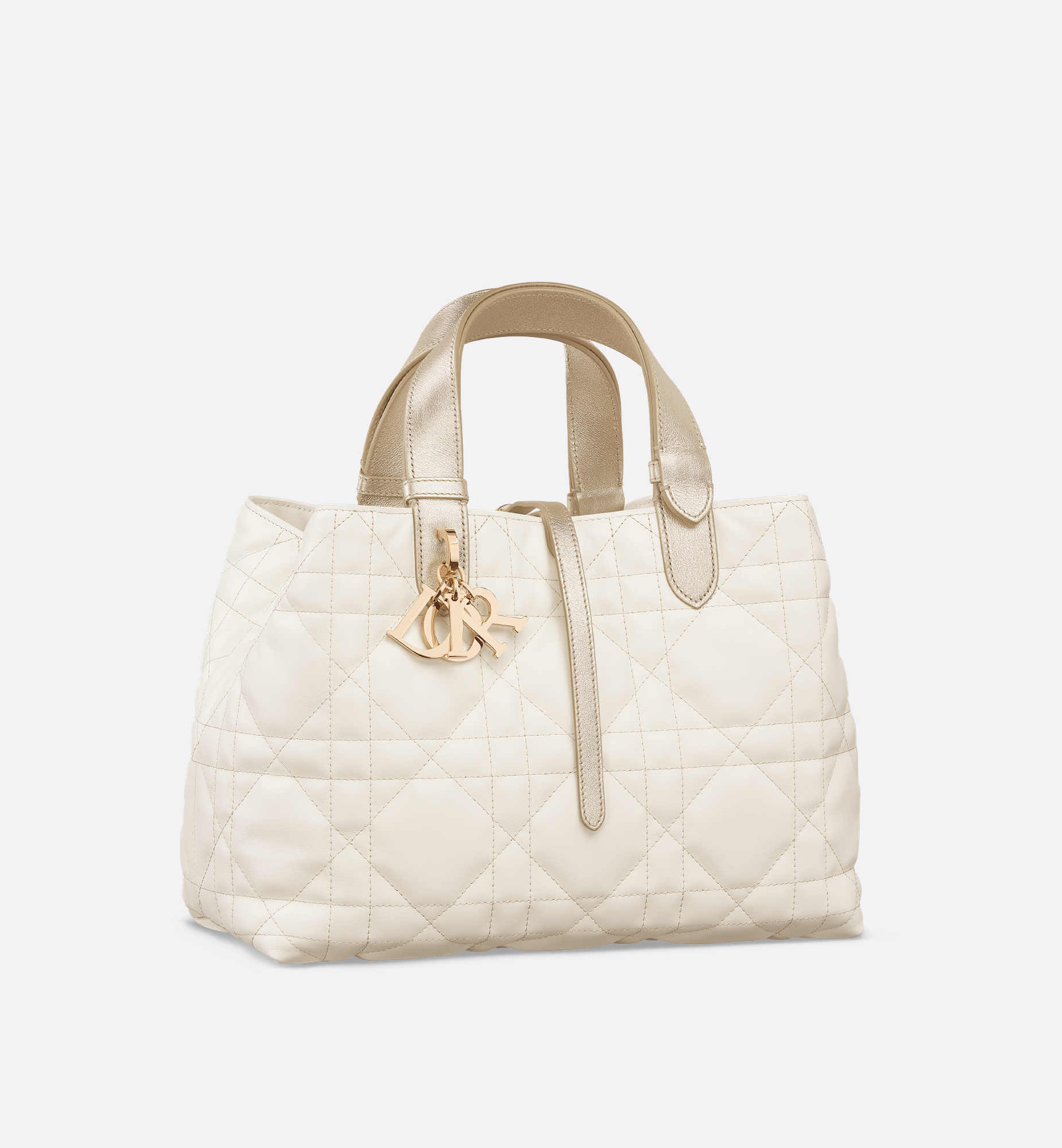 Medium Dior Toujours Bag White