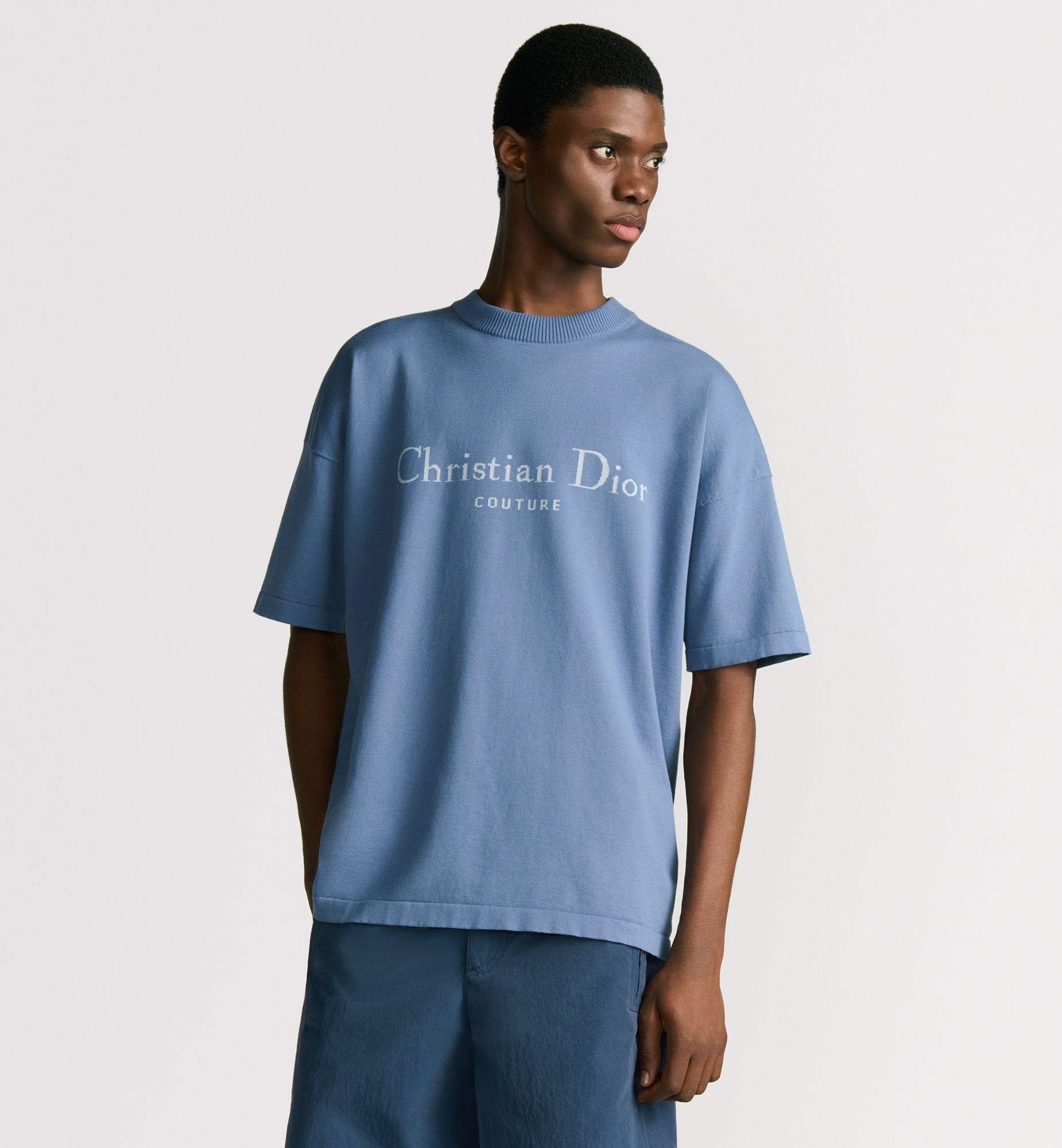 Christian Dior Couture T-Shirt, Relaxed Fit Blue