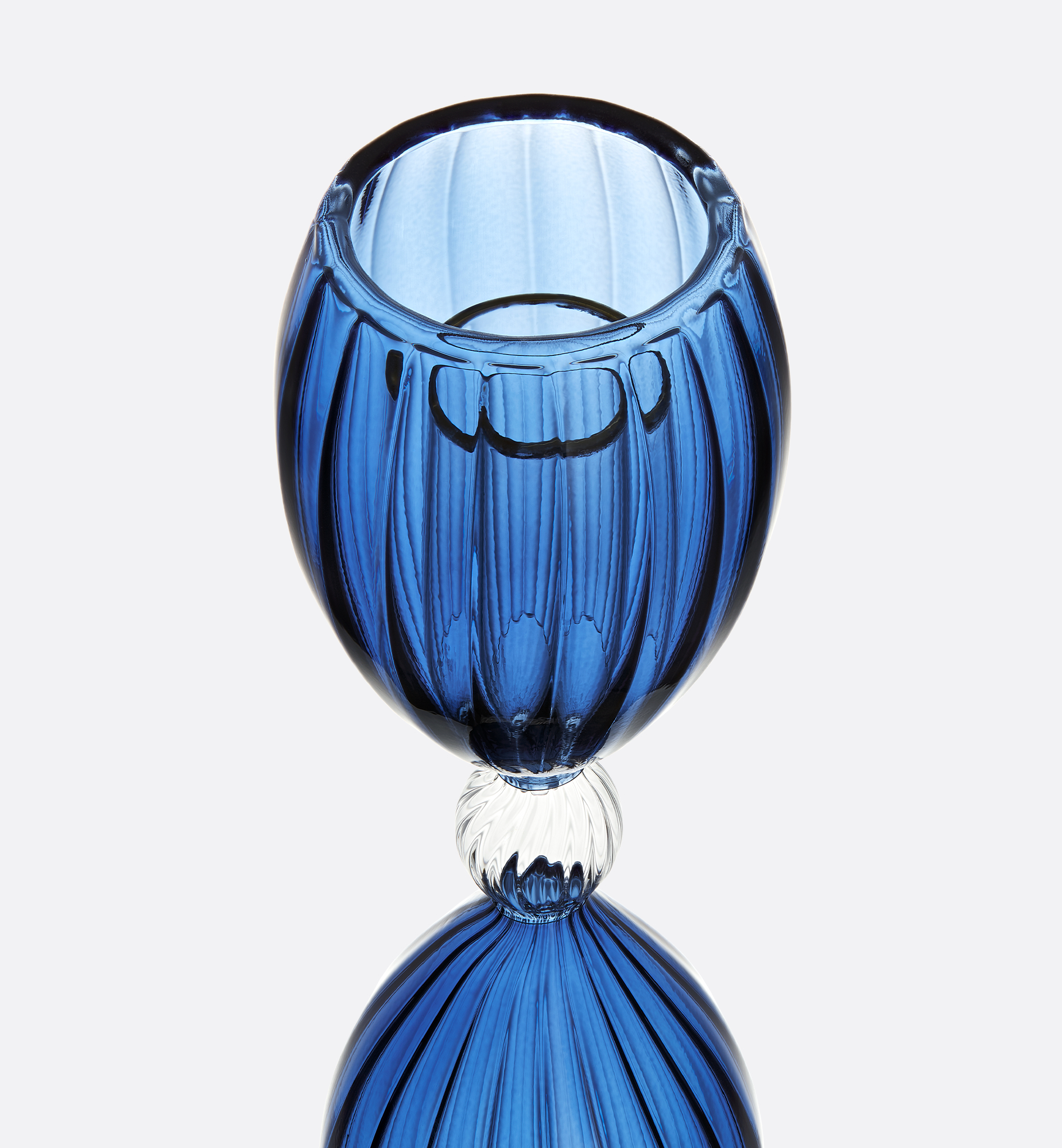 Large Salento Candle Holder Blue