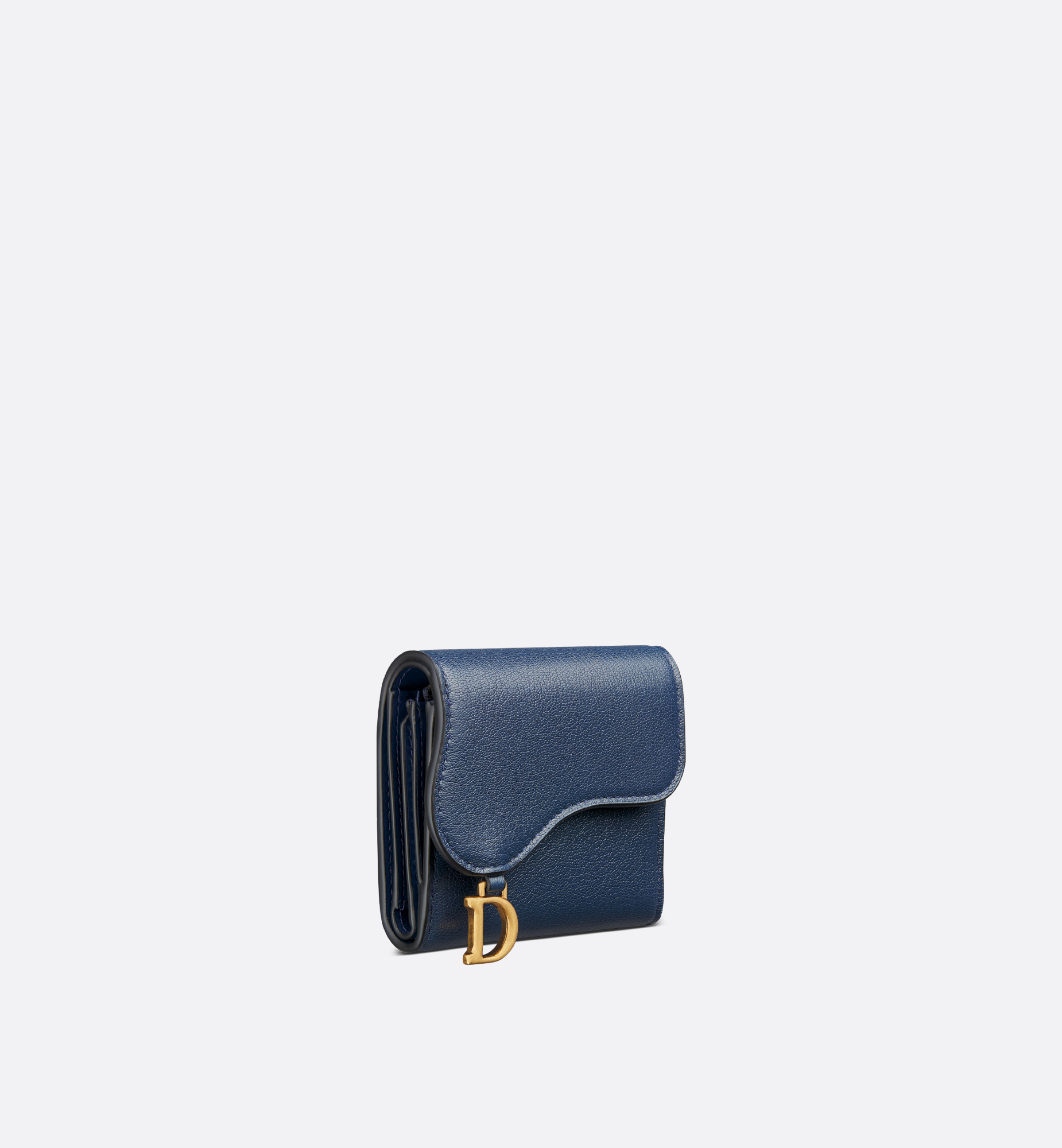 Saddle Lotus Wallet Blue