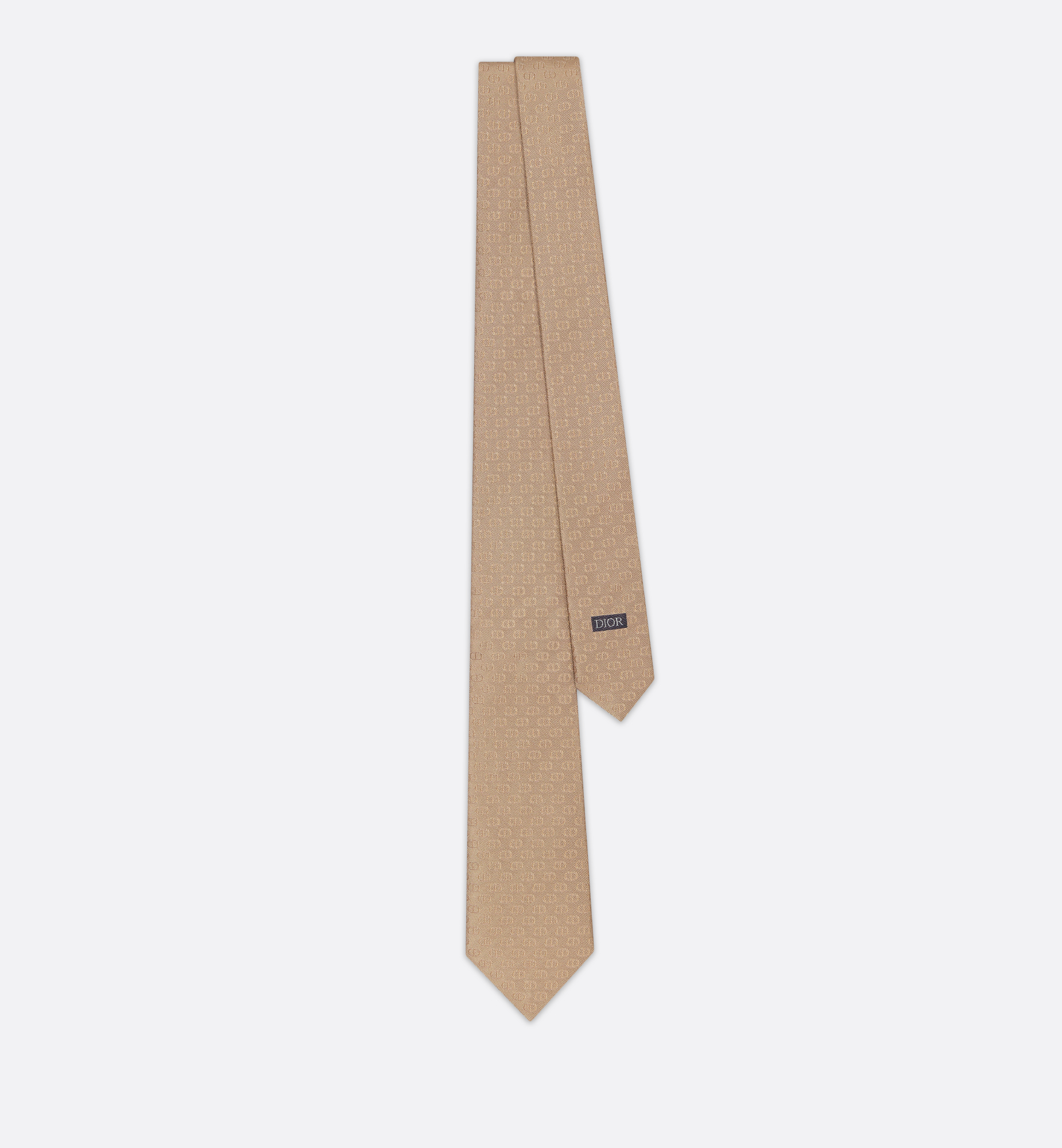 CD Icon Tie Beige