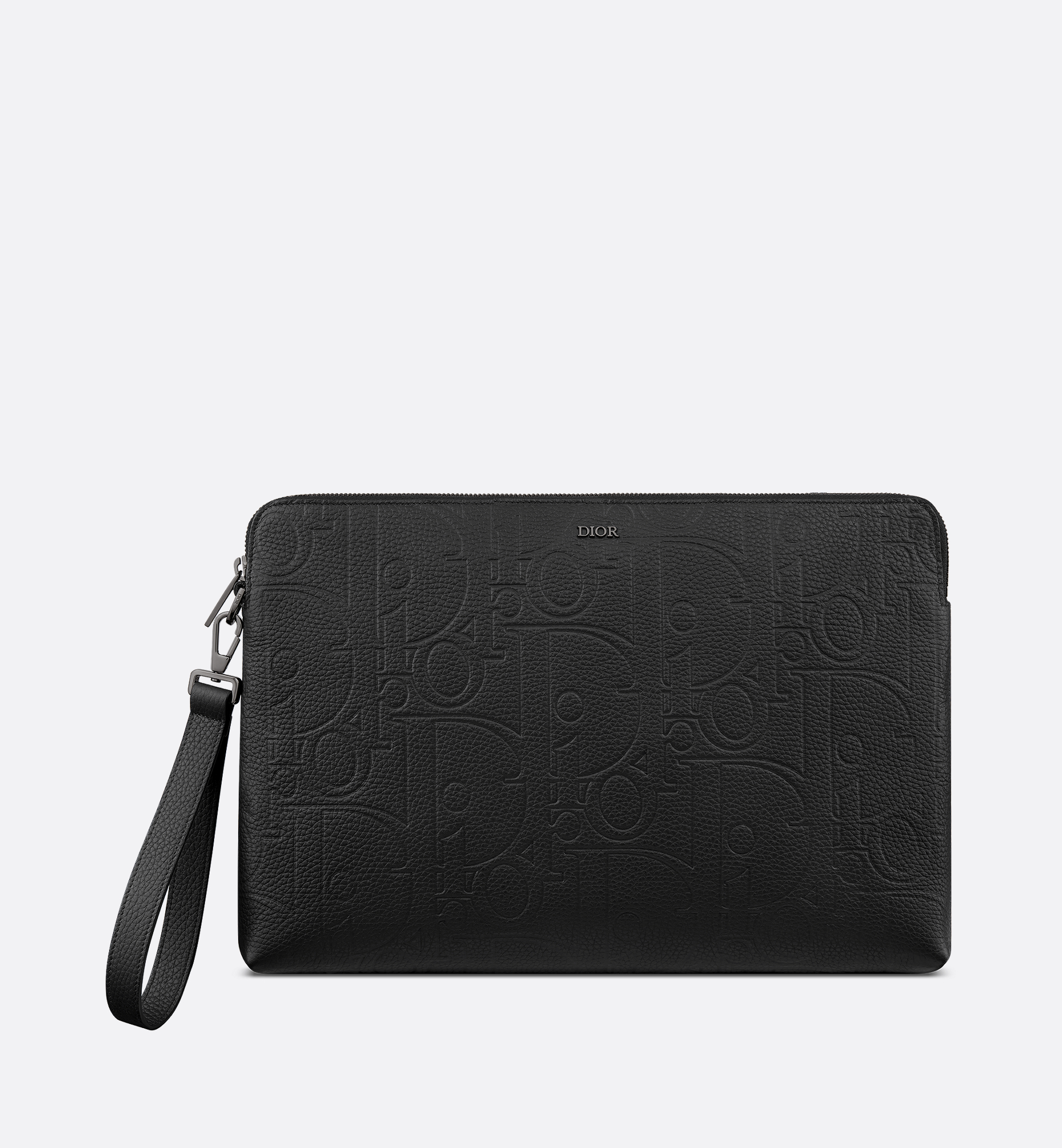 A4 Zipped Pouch Black
