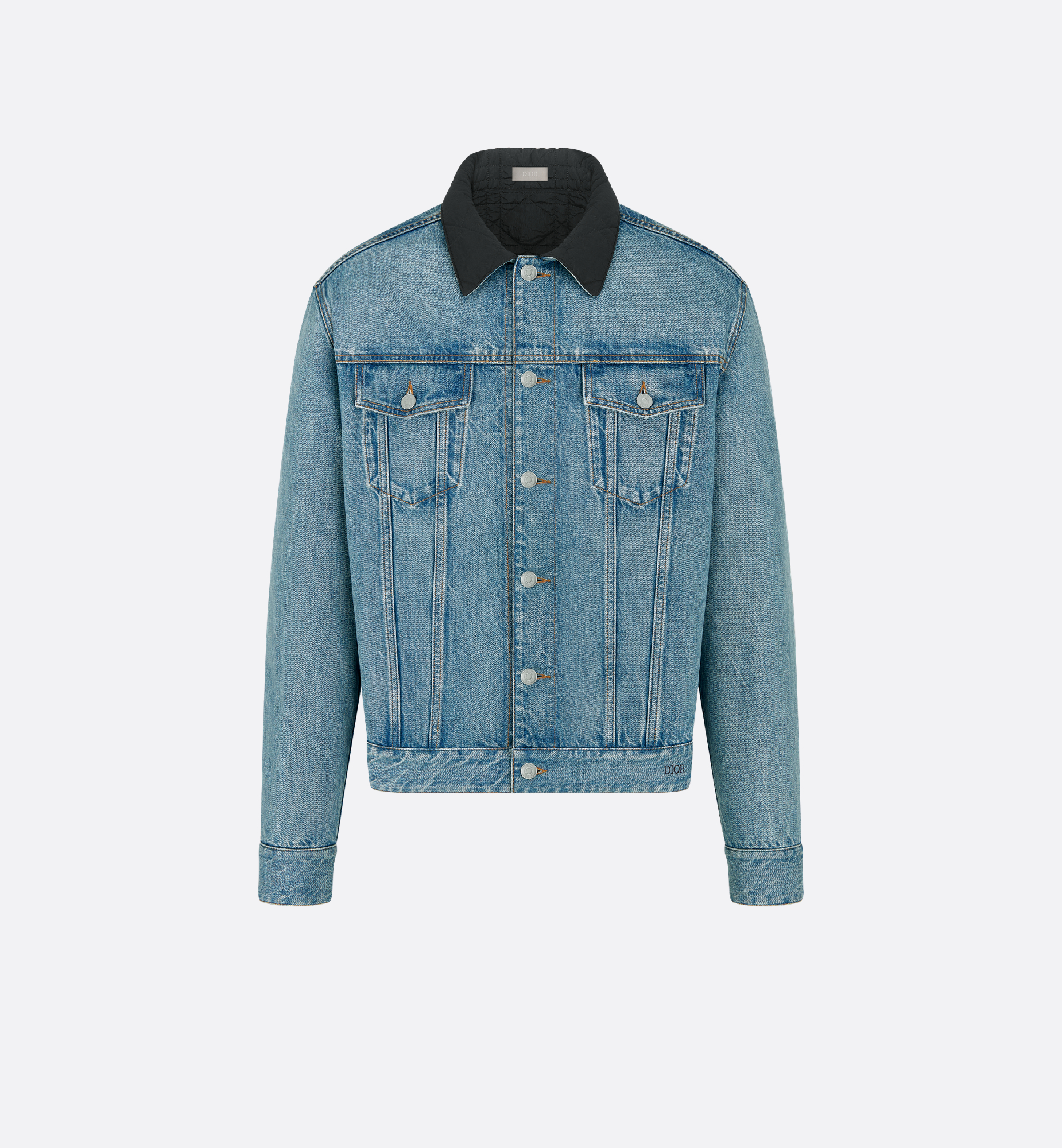 Reversible Cannage Jean Jacket Blue