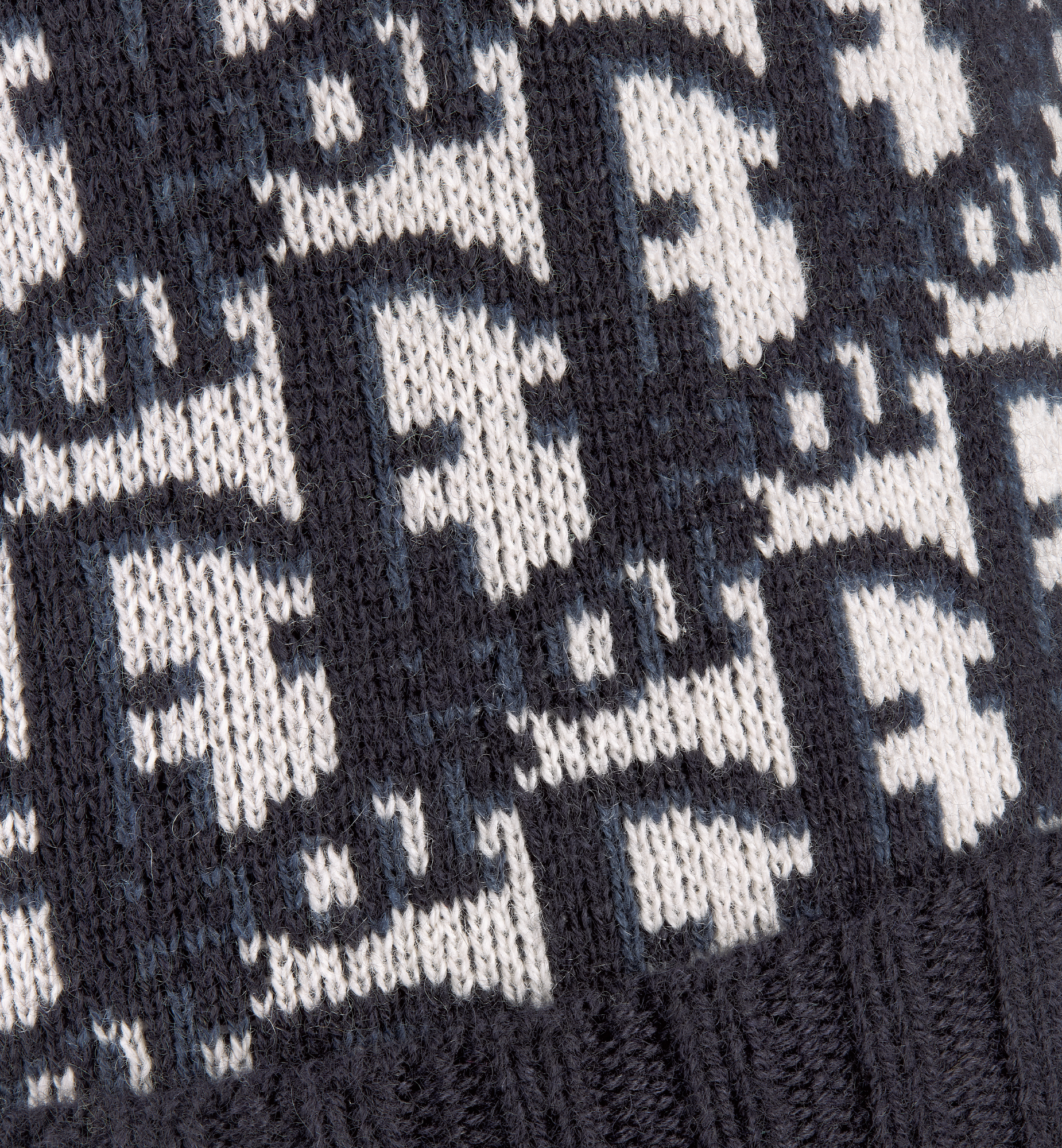 Dior Oblique Pompom Beanie Blue