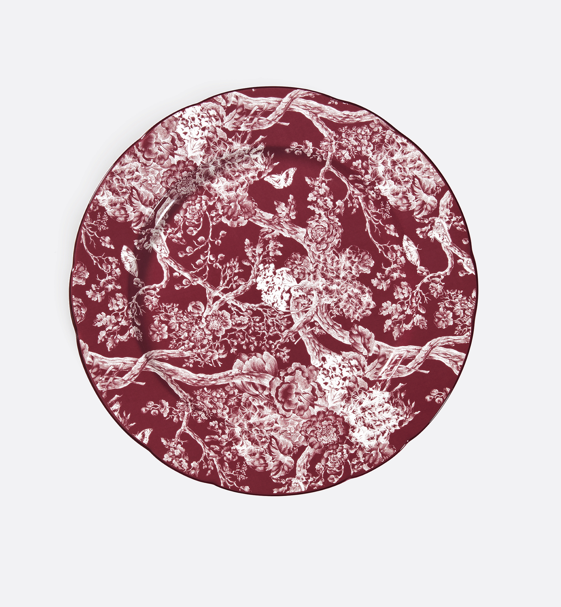Decorative Plate Red