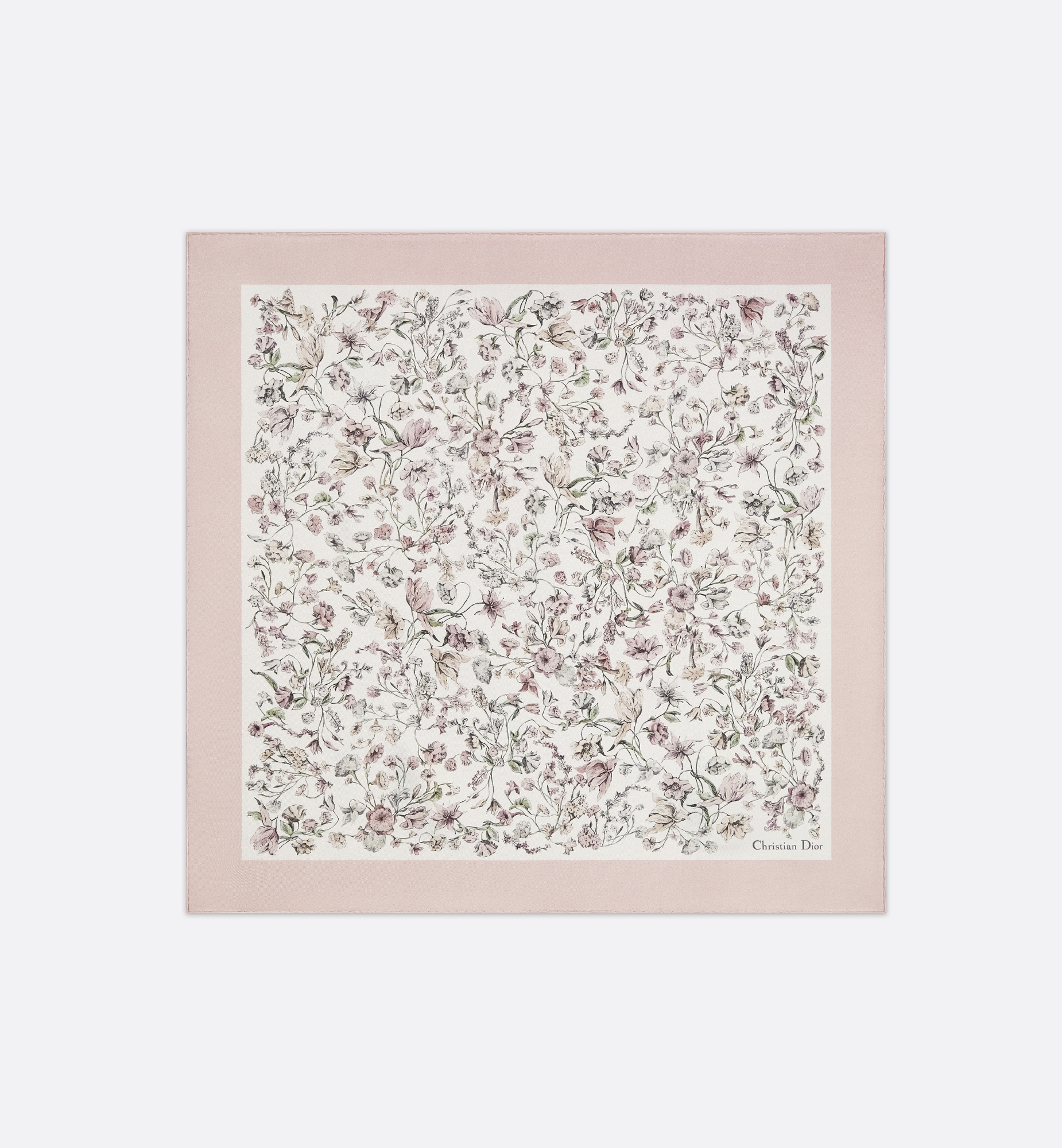 Millefiori 70 Square Scarf Pink