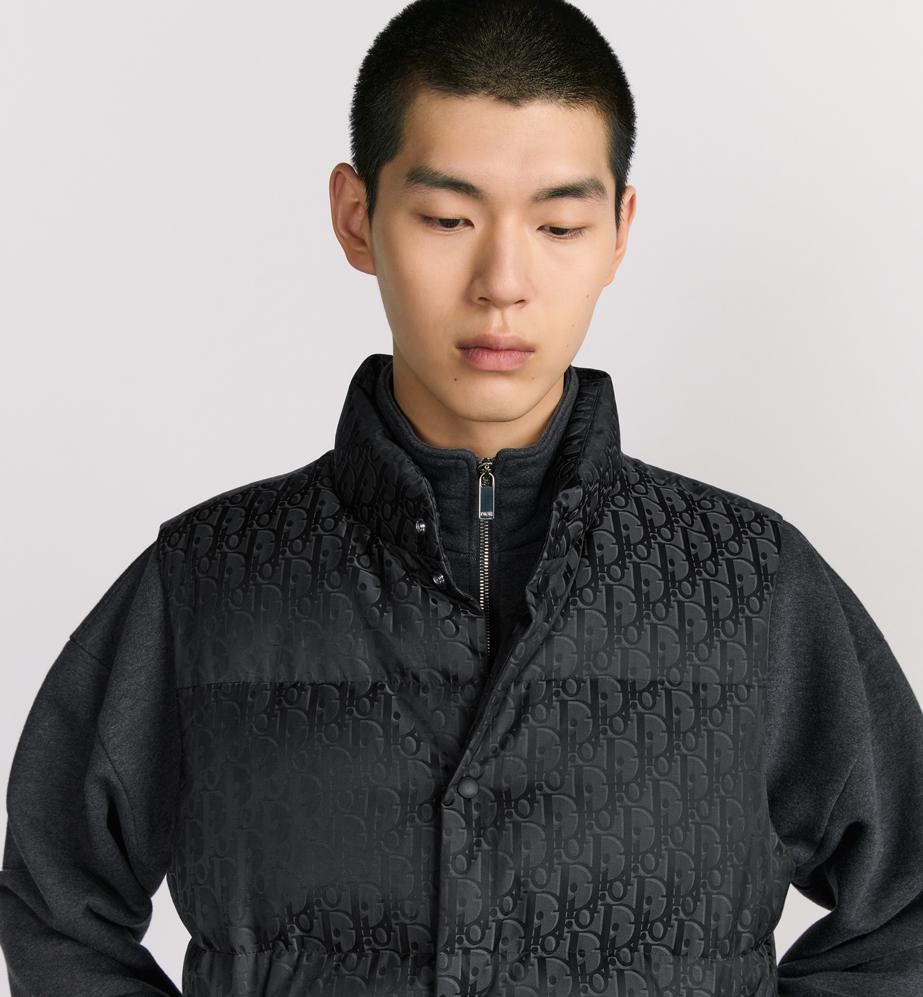 Dior Oblique Down Vest Black