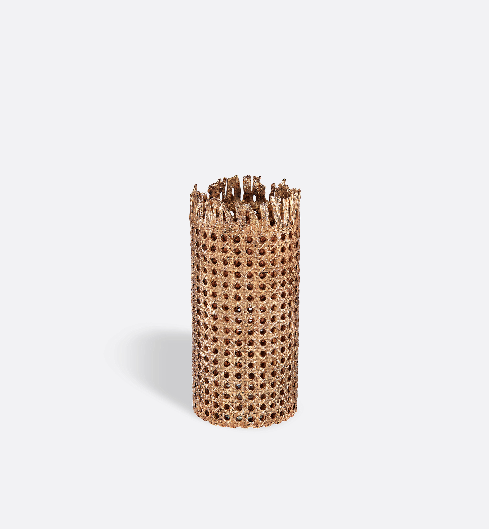 Cylindrical Vase Gold