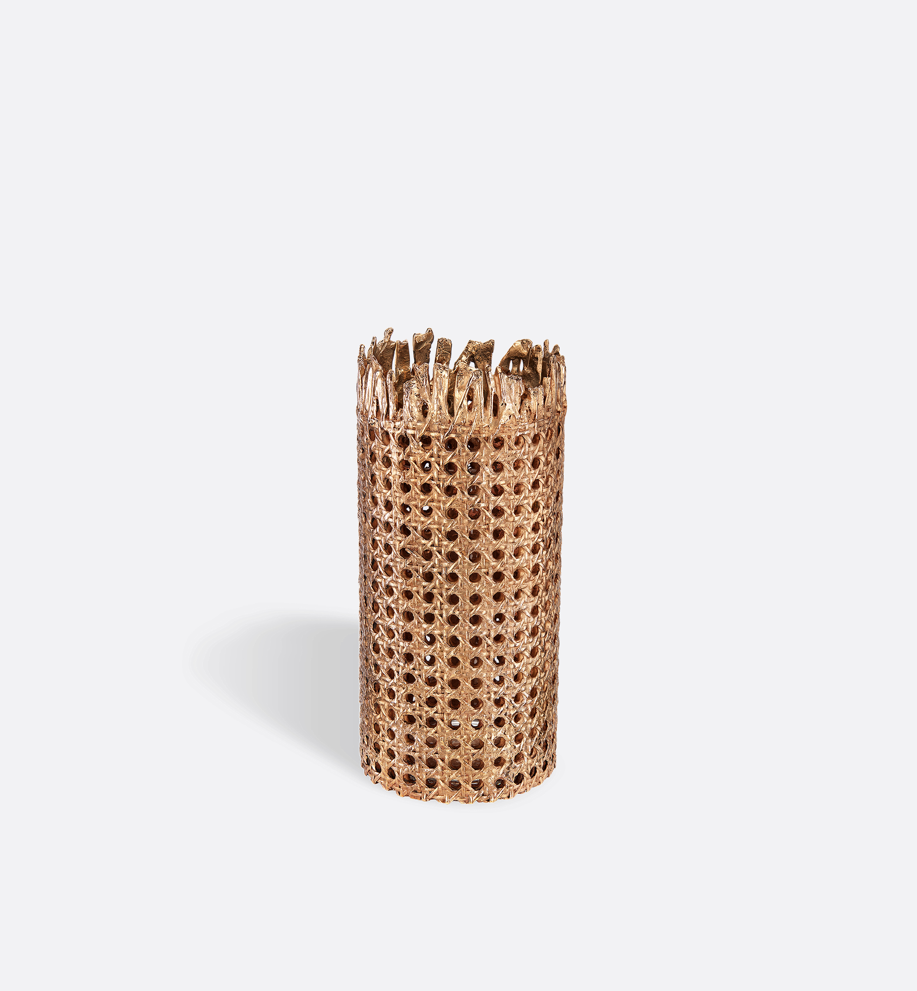 Cylindrical Vase Gold