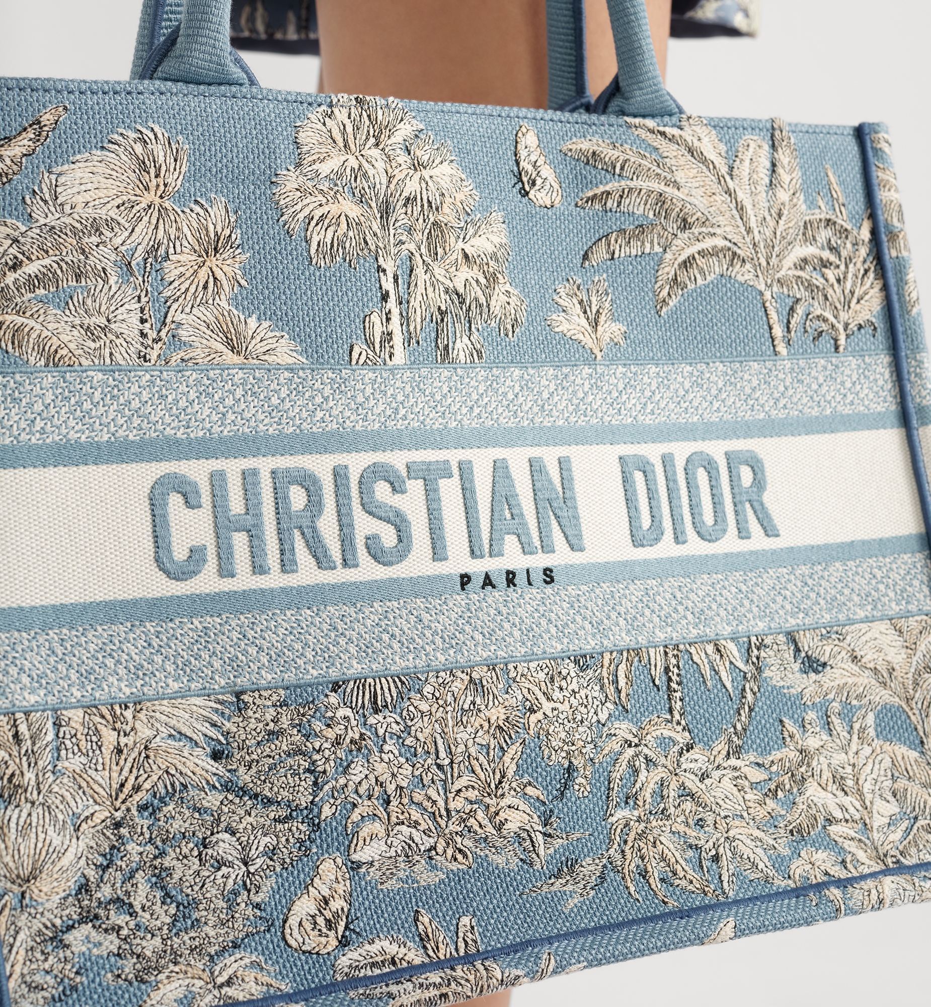 Dioriviera Medium Dior Book Tote Blue