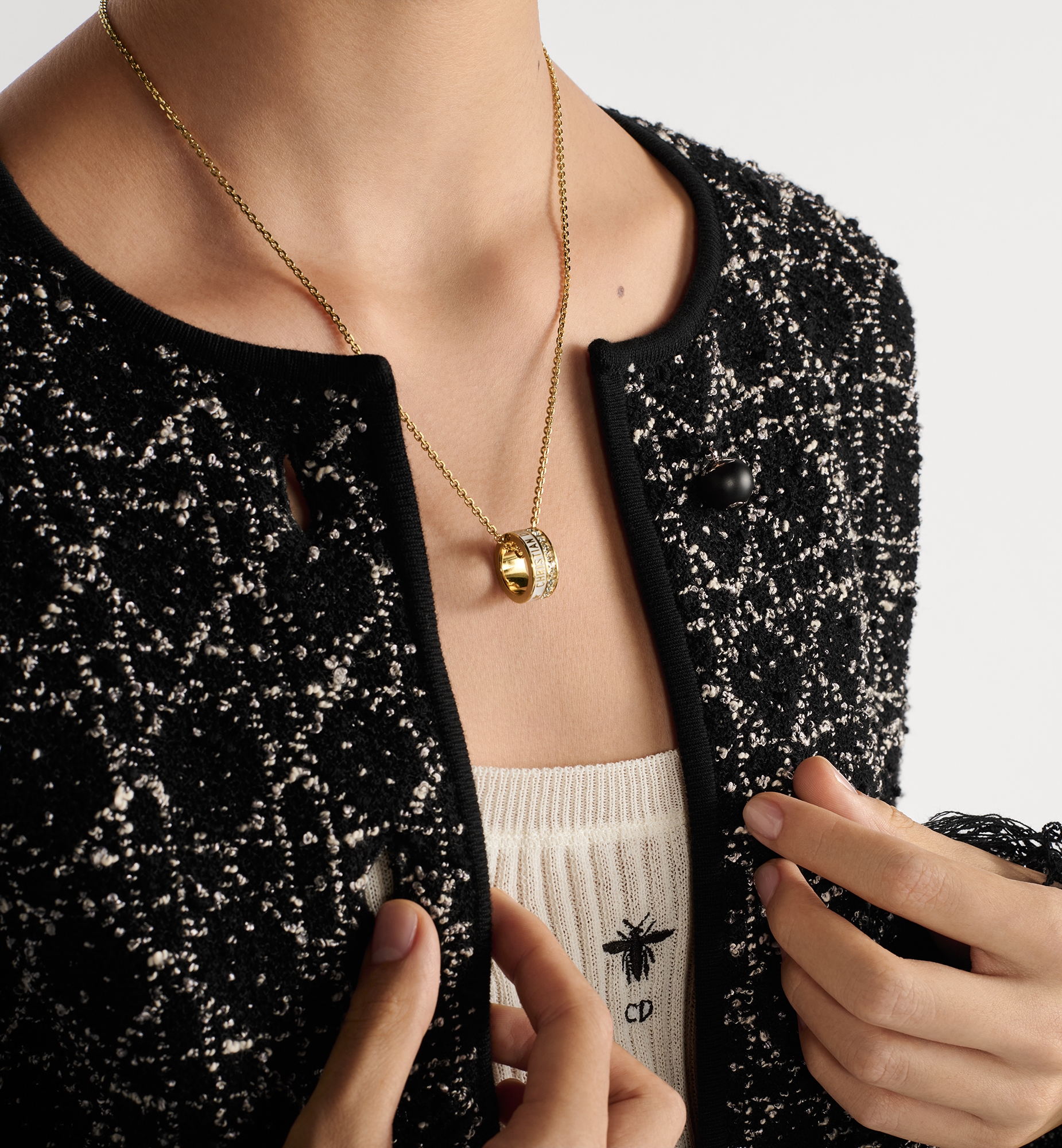 Dior Night Code Necklace Gold