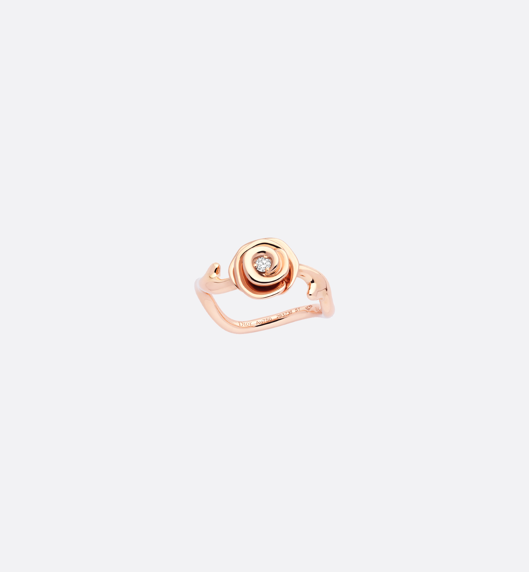 Small Rose Dior Couture Ring Pink