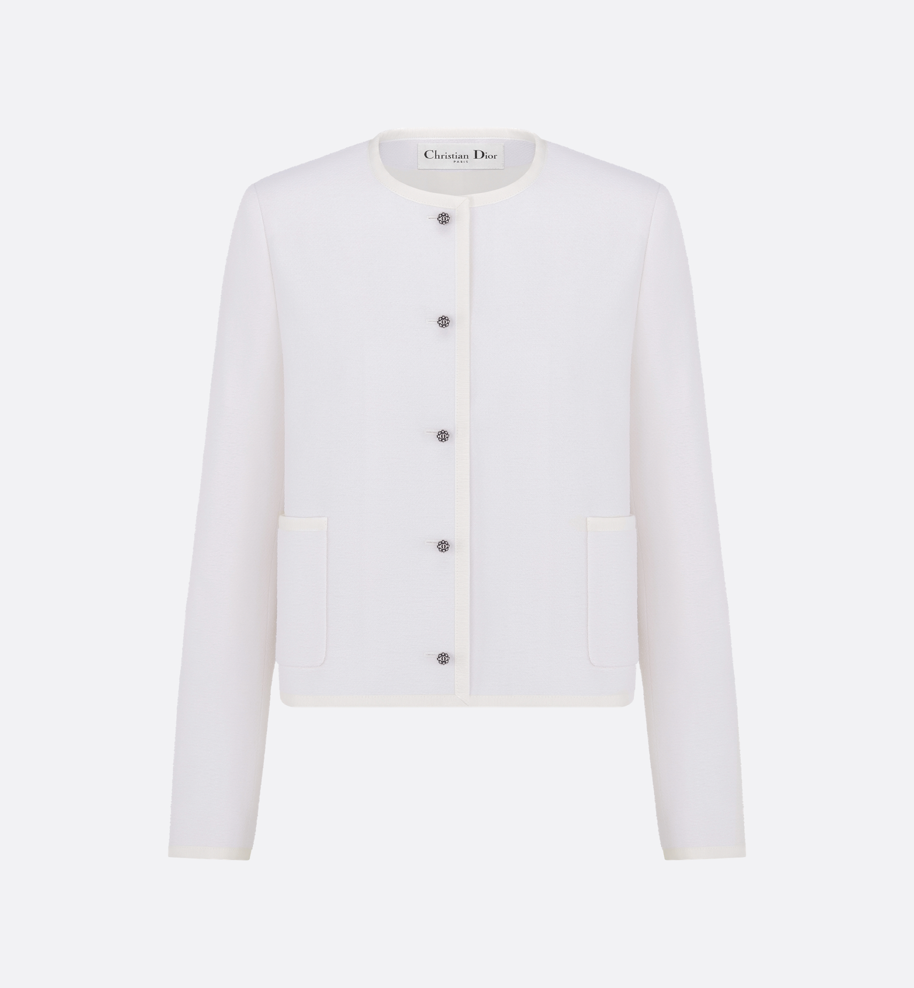 Cropped Jacket White