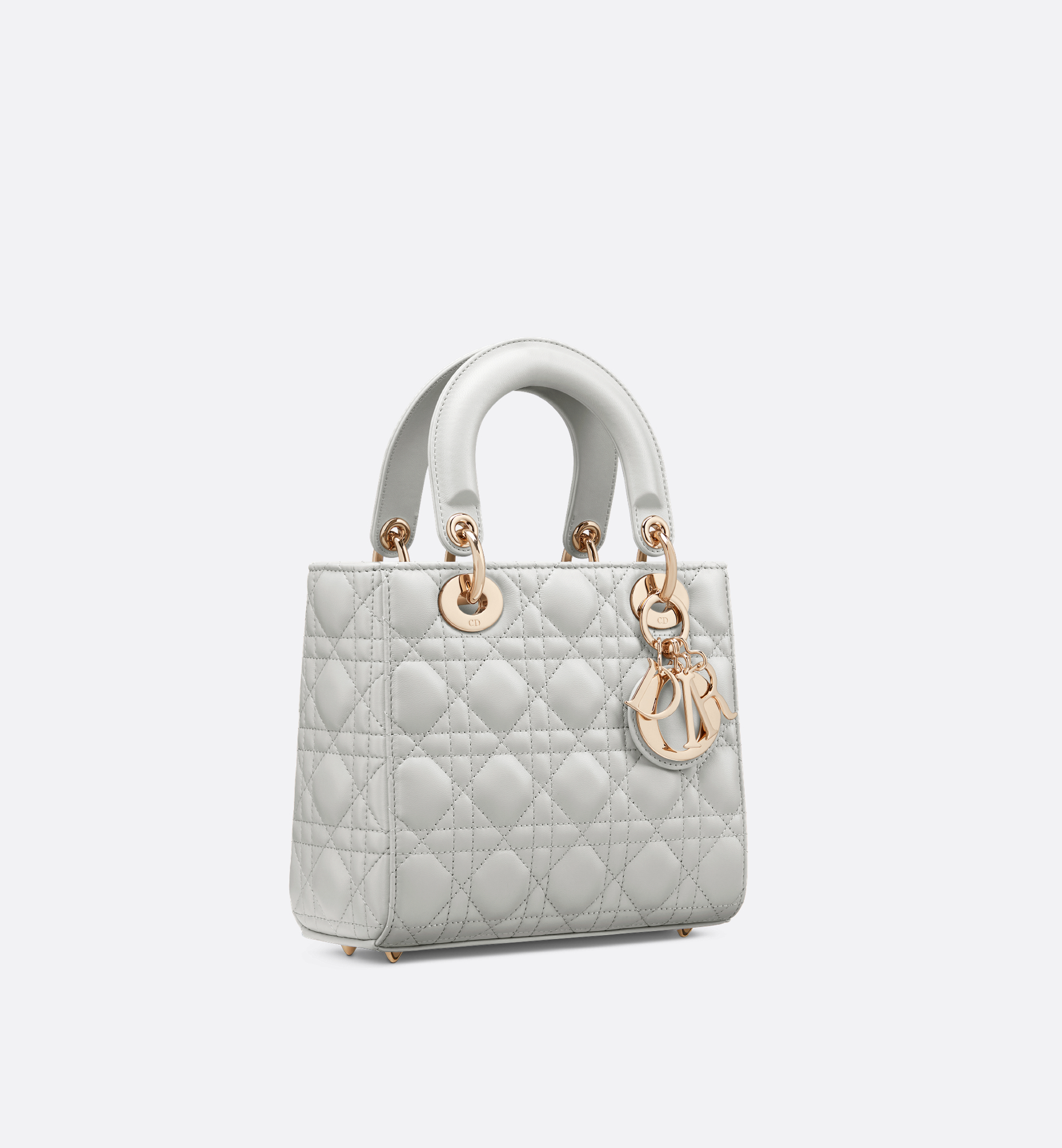 Small Lady Dior My ABCDior Bag Grey