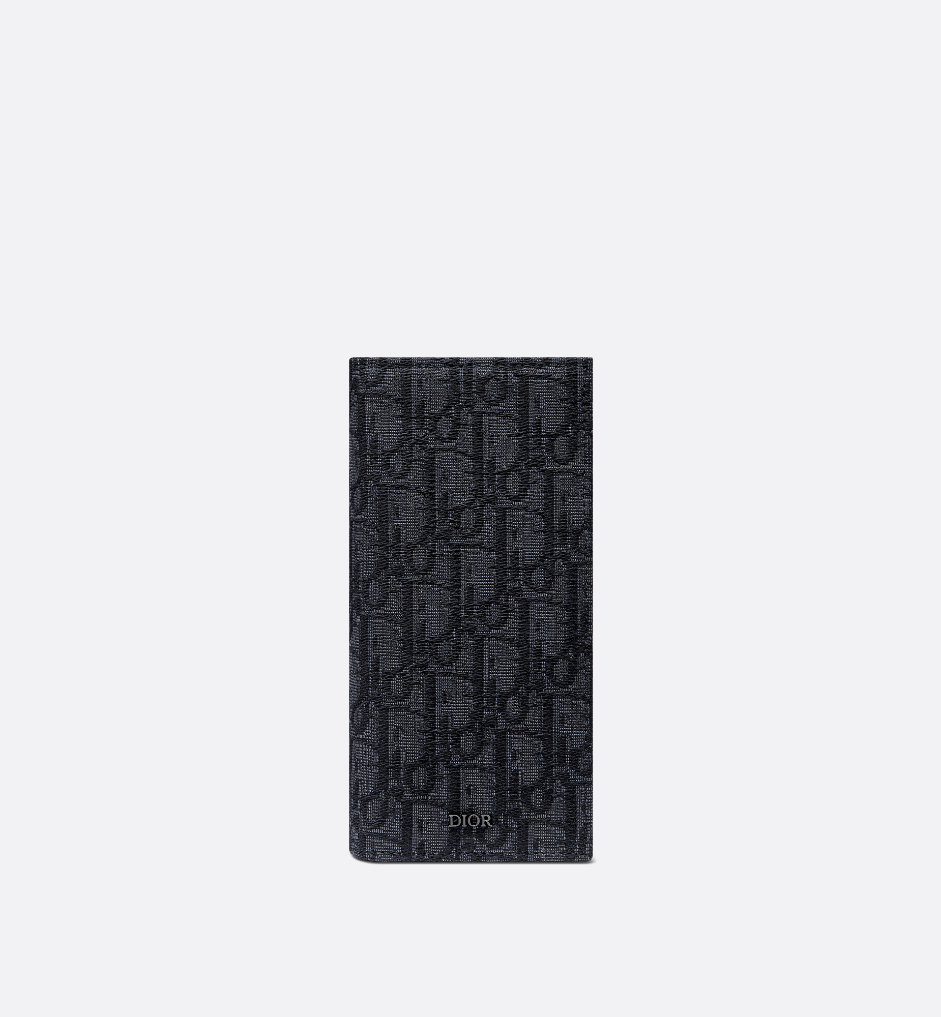 Long Bifold Wallet Black