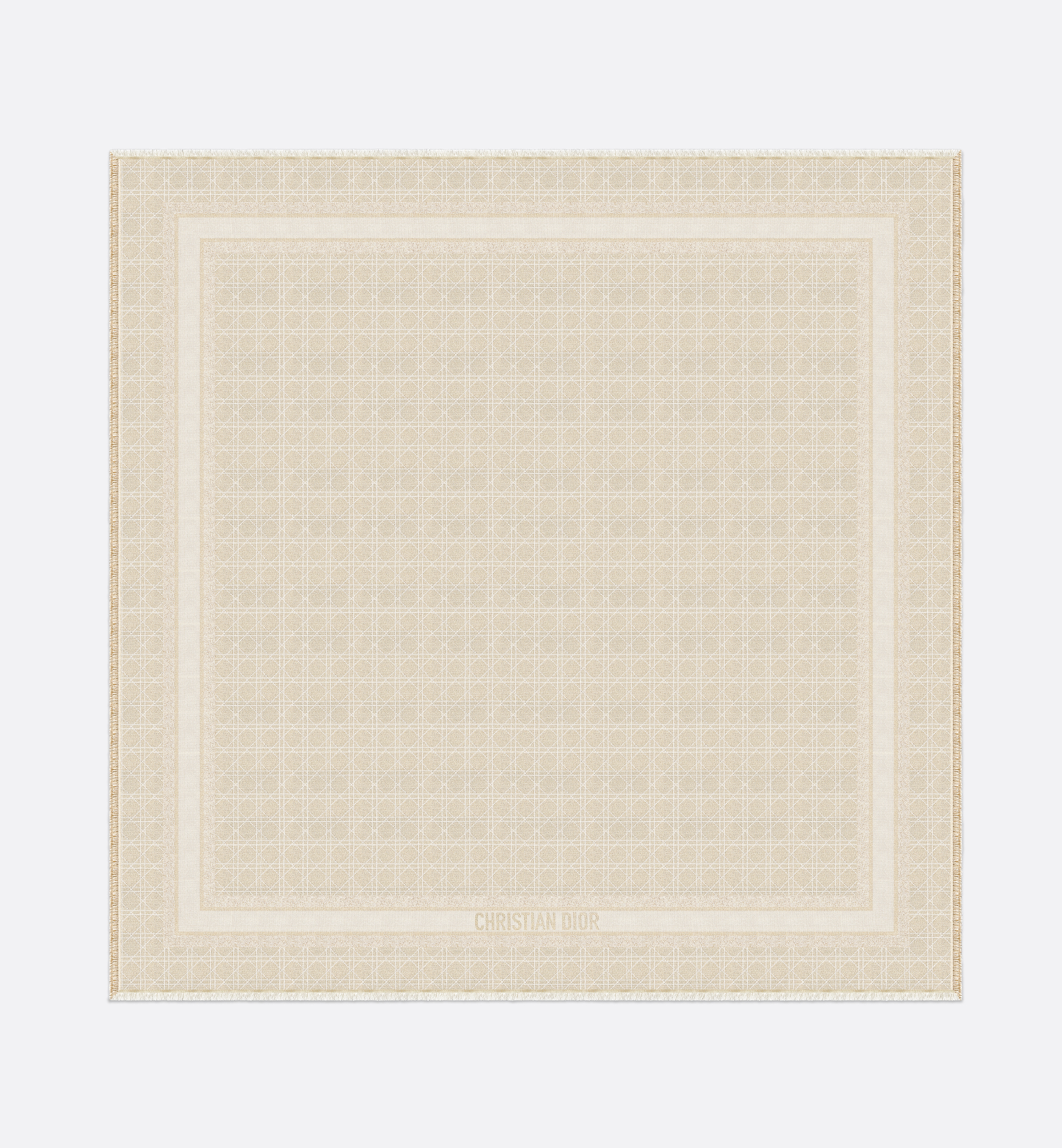 Dior Cannage Shawl Gold