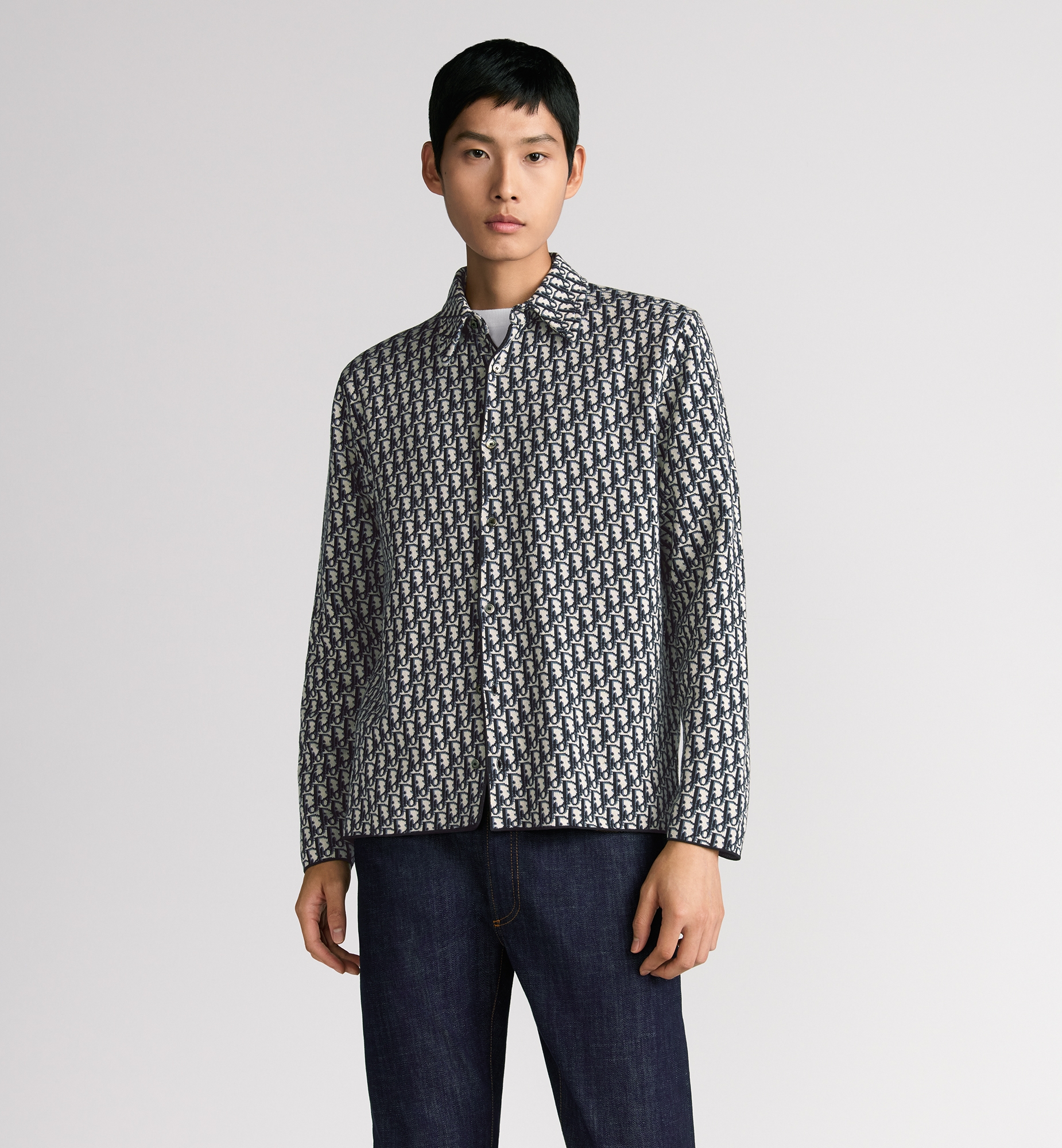 Dior Oblique Overshirt Blue
