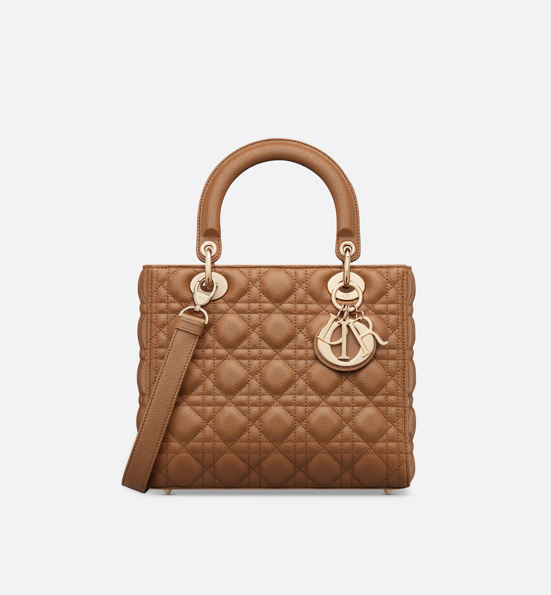 Medium Lady Dior Bag Brown