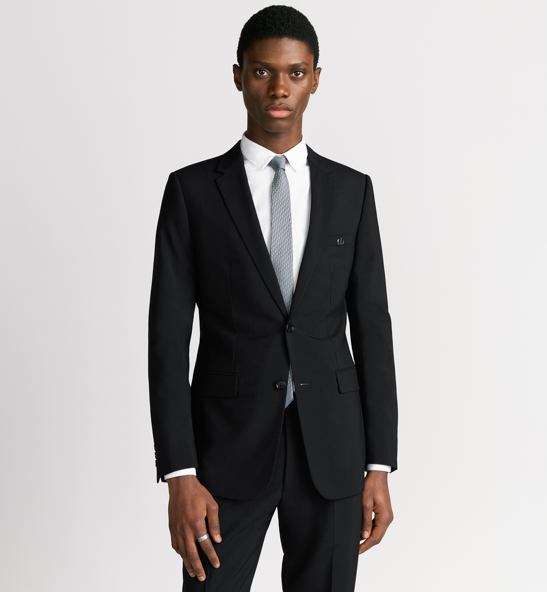 Dior Oblique Tie Grey