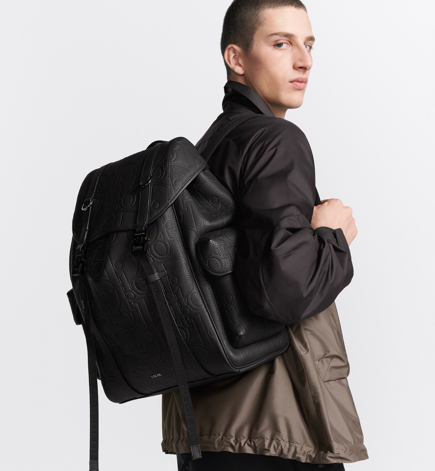 Dior Hit the Road Backpack with Flap Black