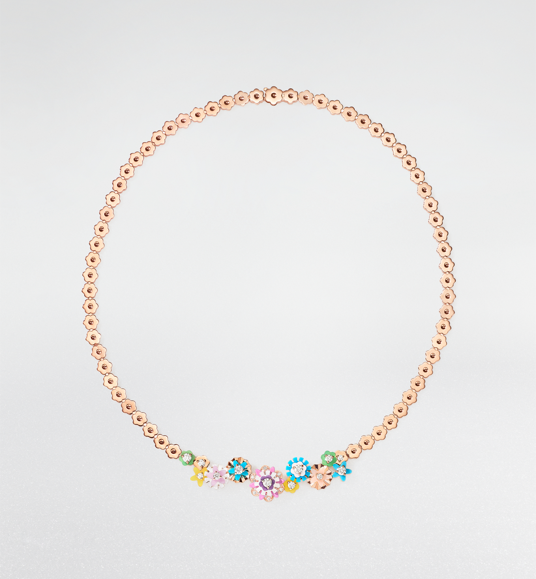 Diorigami Necklace Multicolor