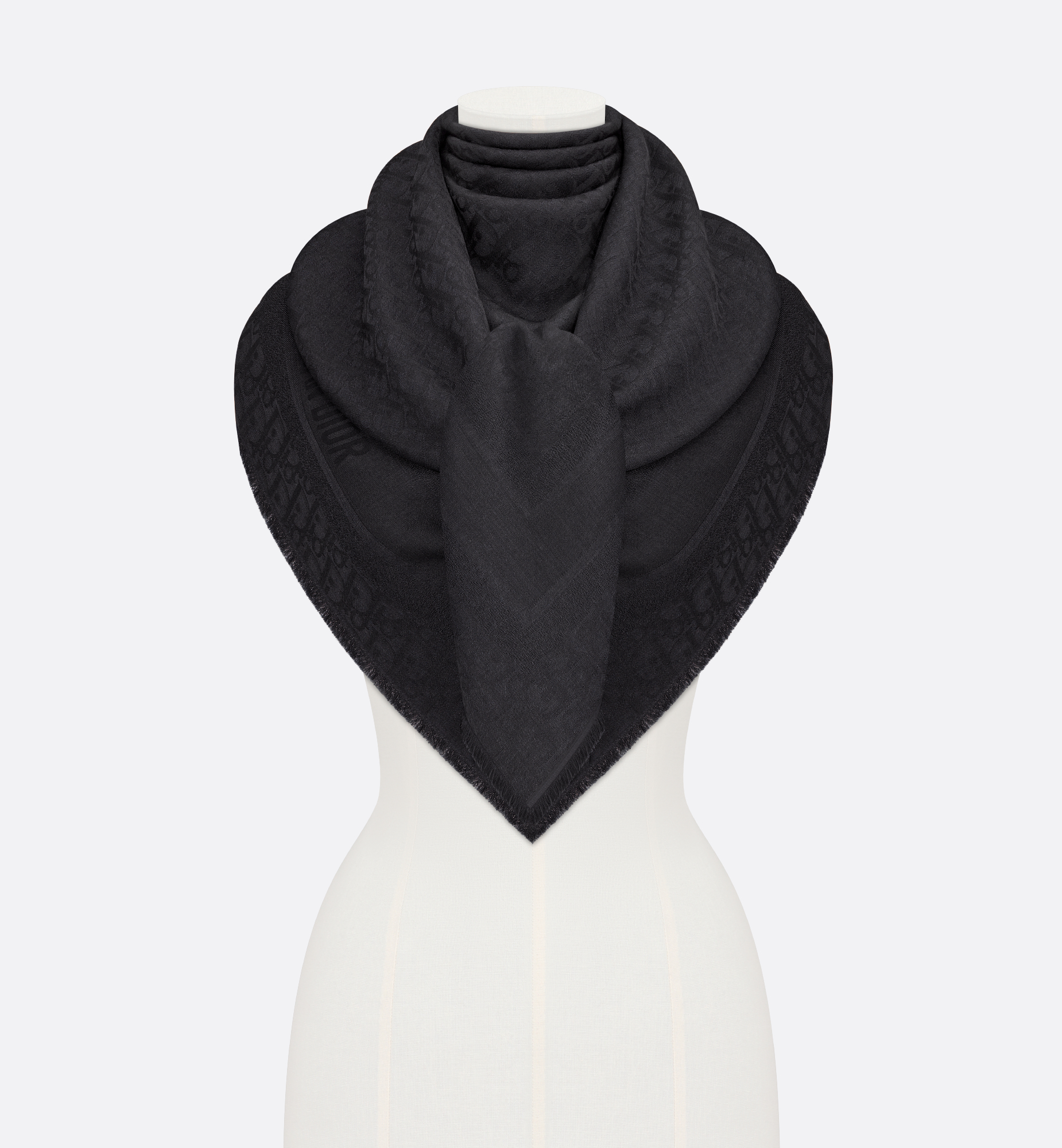 Dior Oblique Shawl Black
