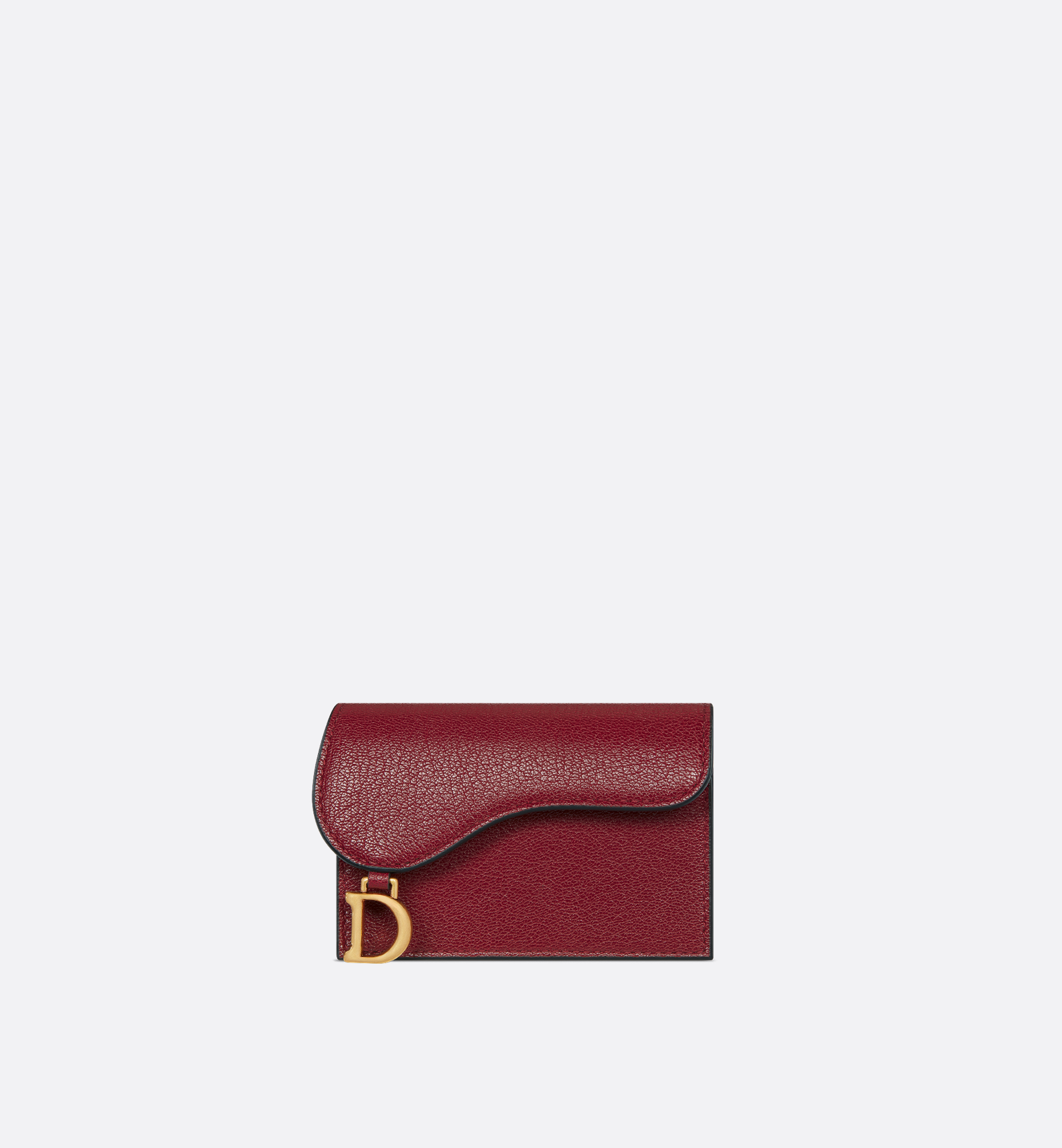 Saddle Bloom Card Holder Red