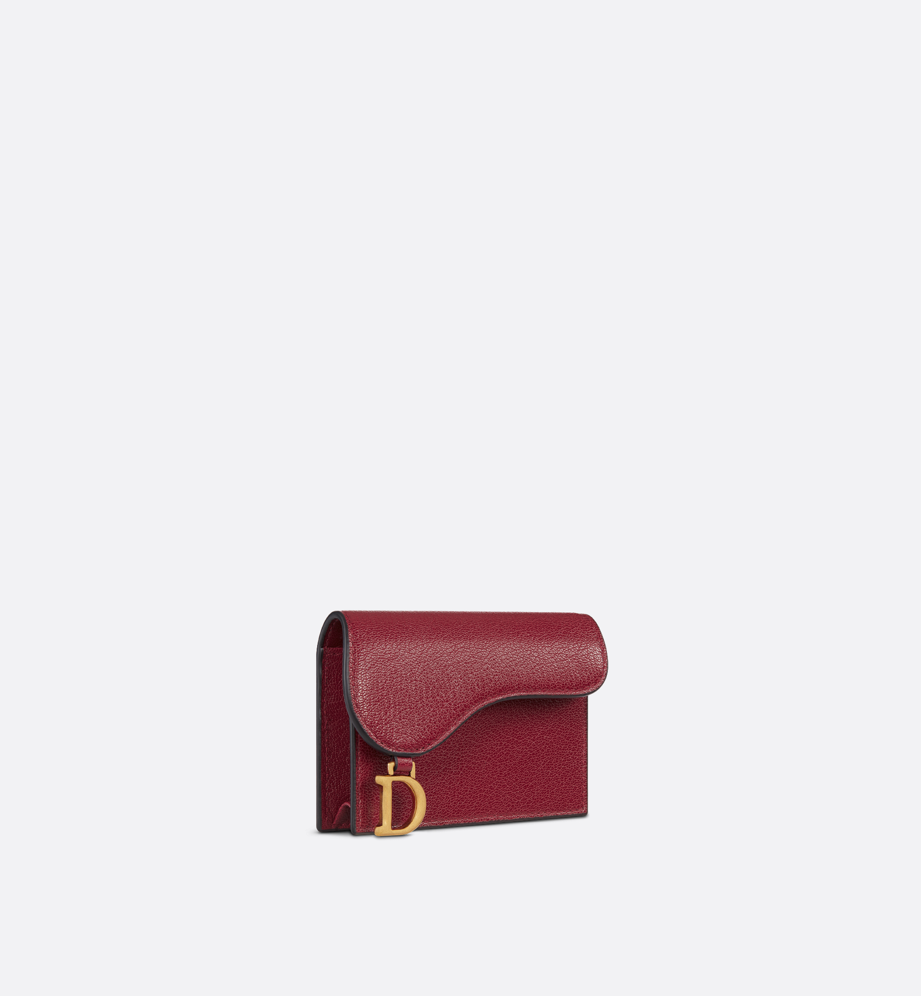 Saddle Bloom Card Holder Red