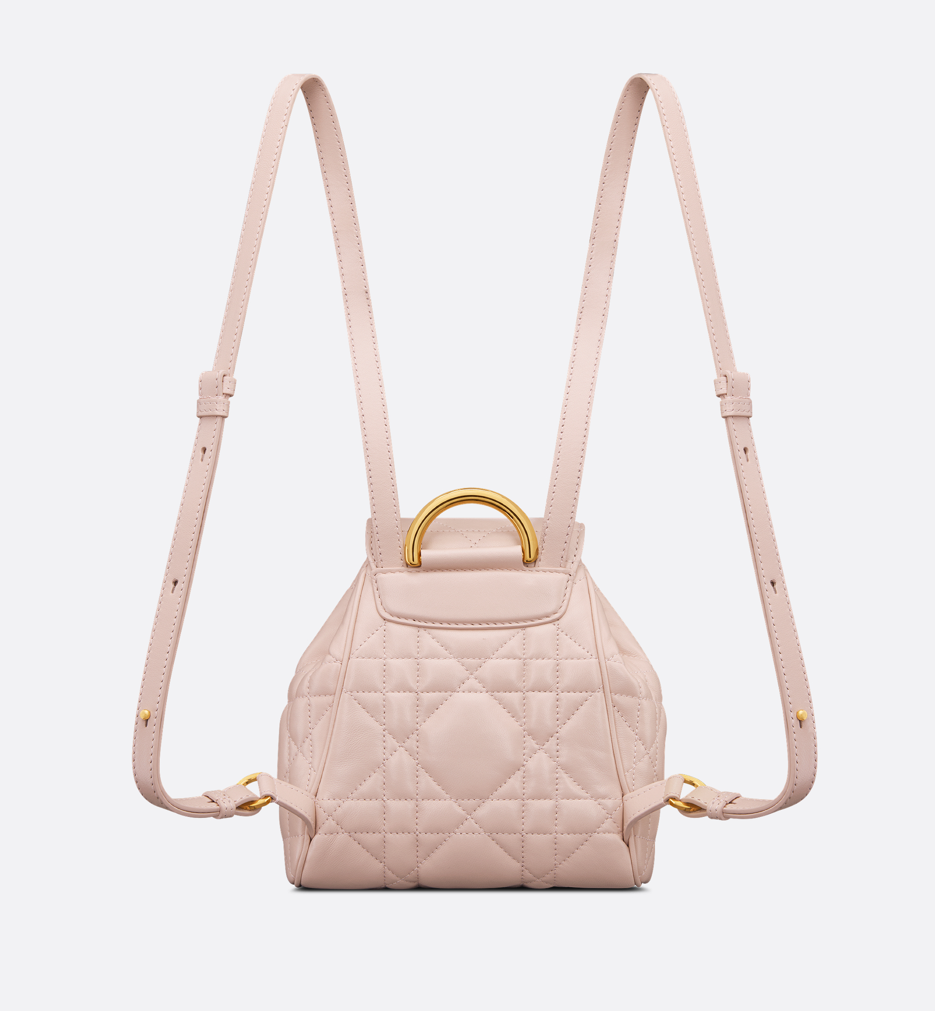 Small Dior Caro Backpack Pink