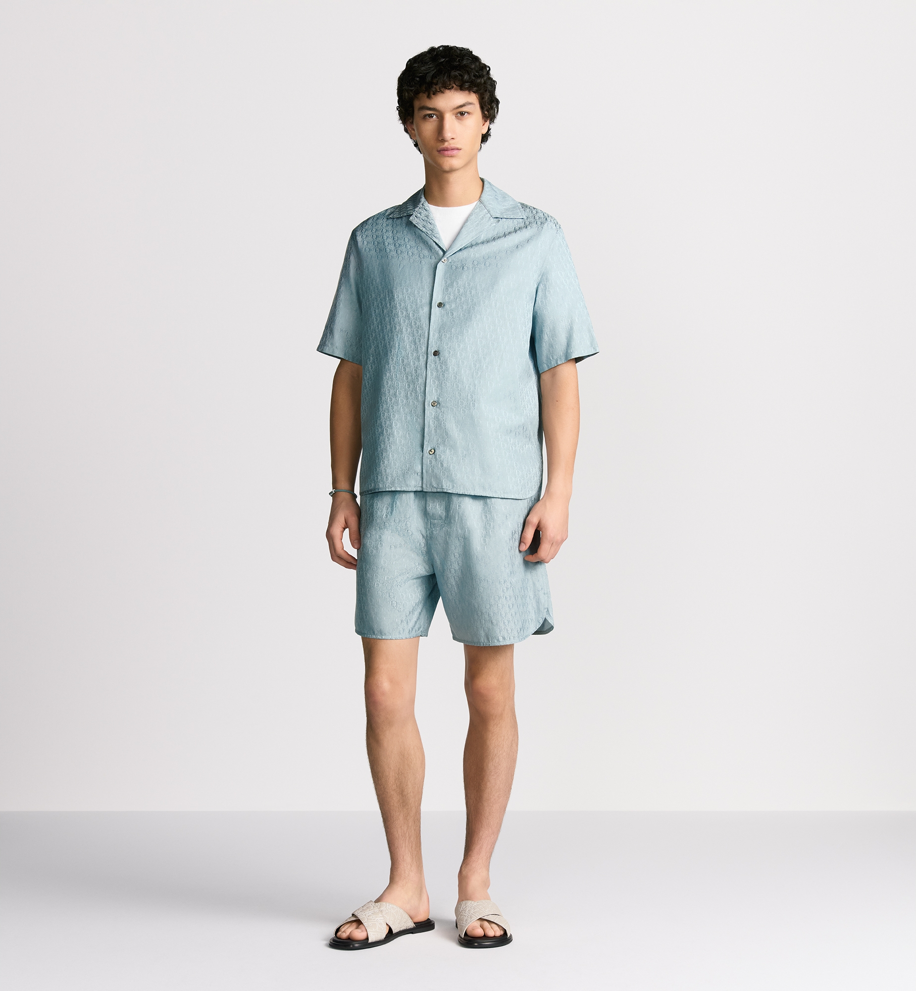 Dior Oblique Shorts Blue