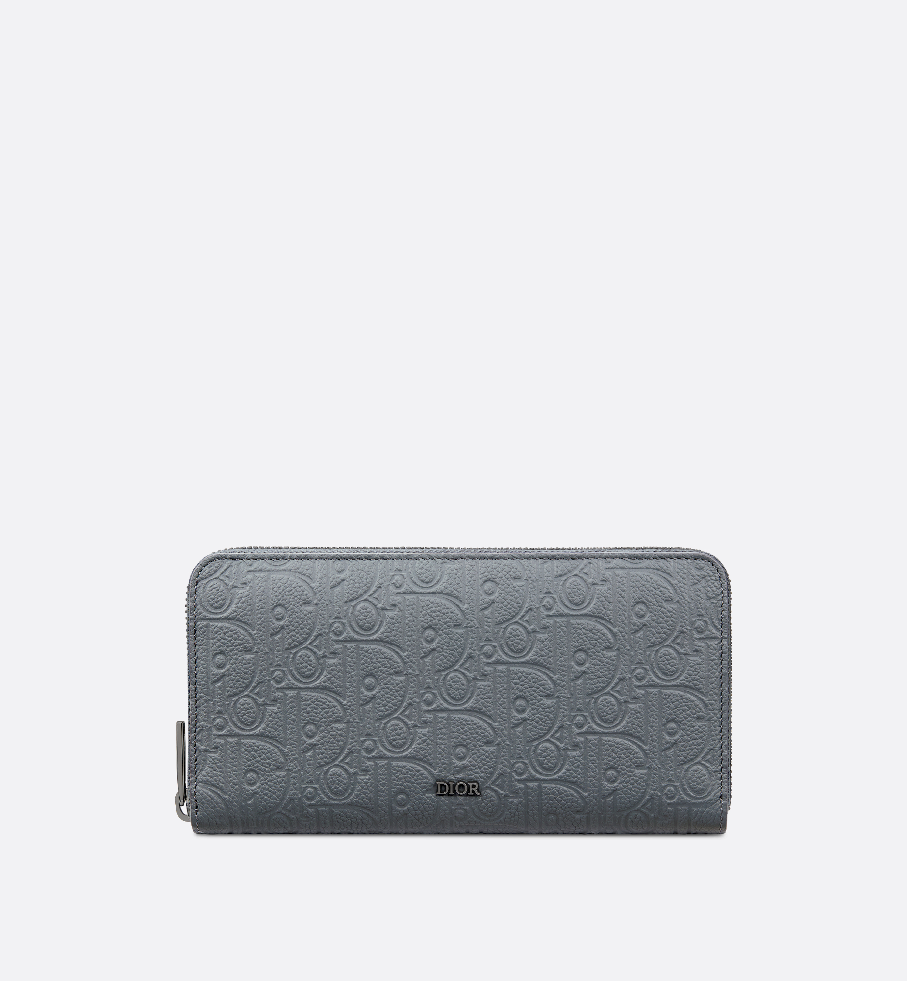 Long Zipped Wallet Grey