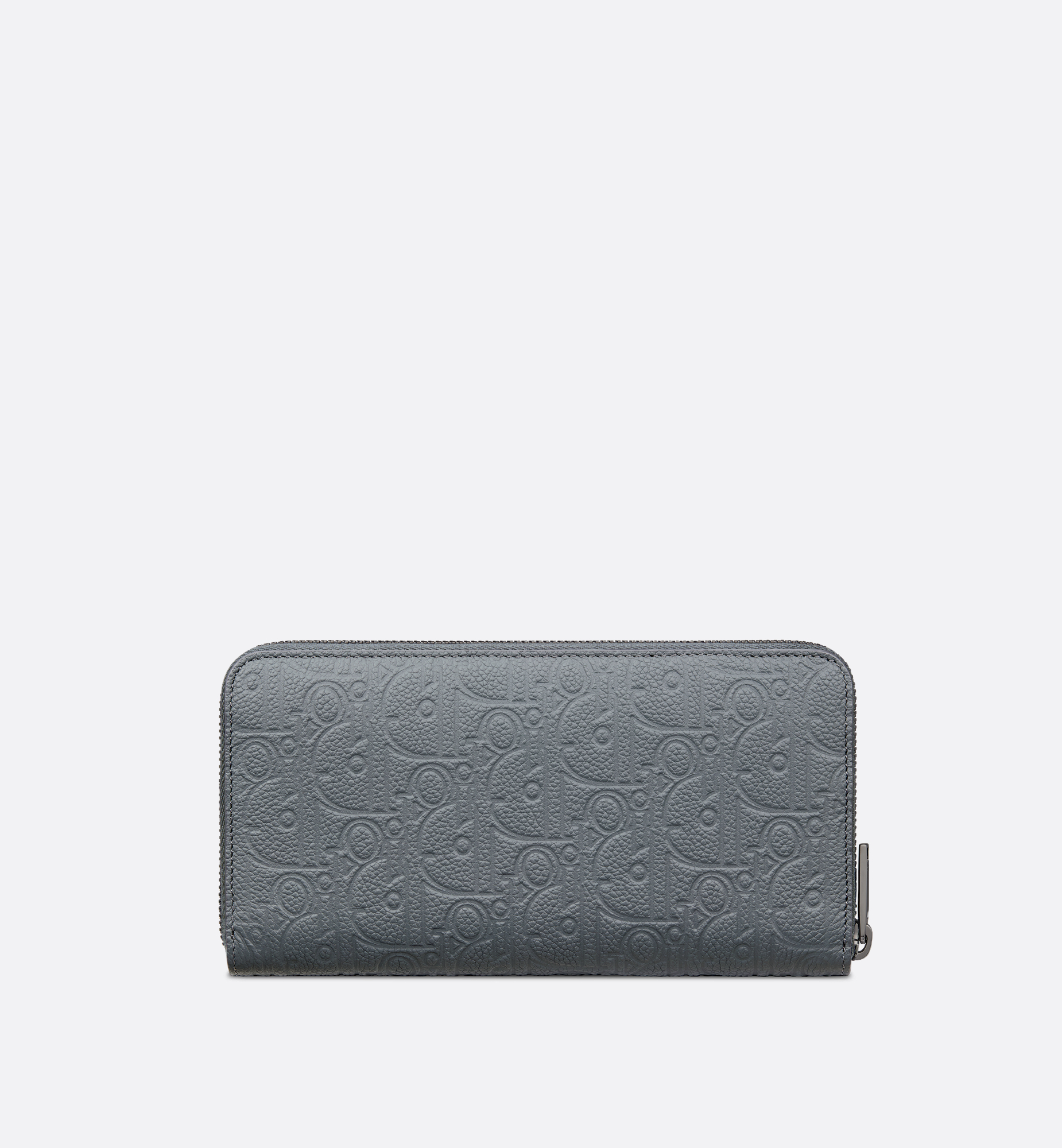 Long Zipped Wallet Grey