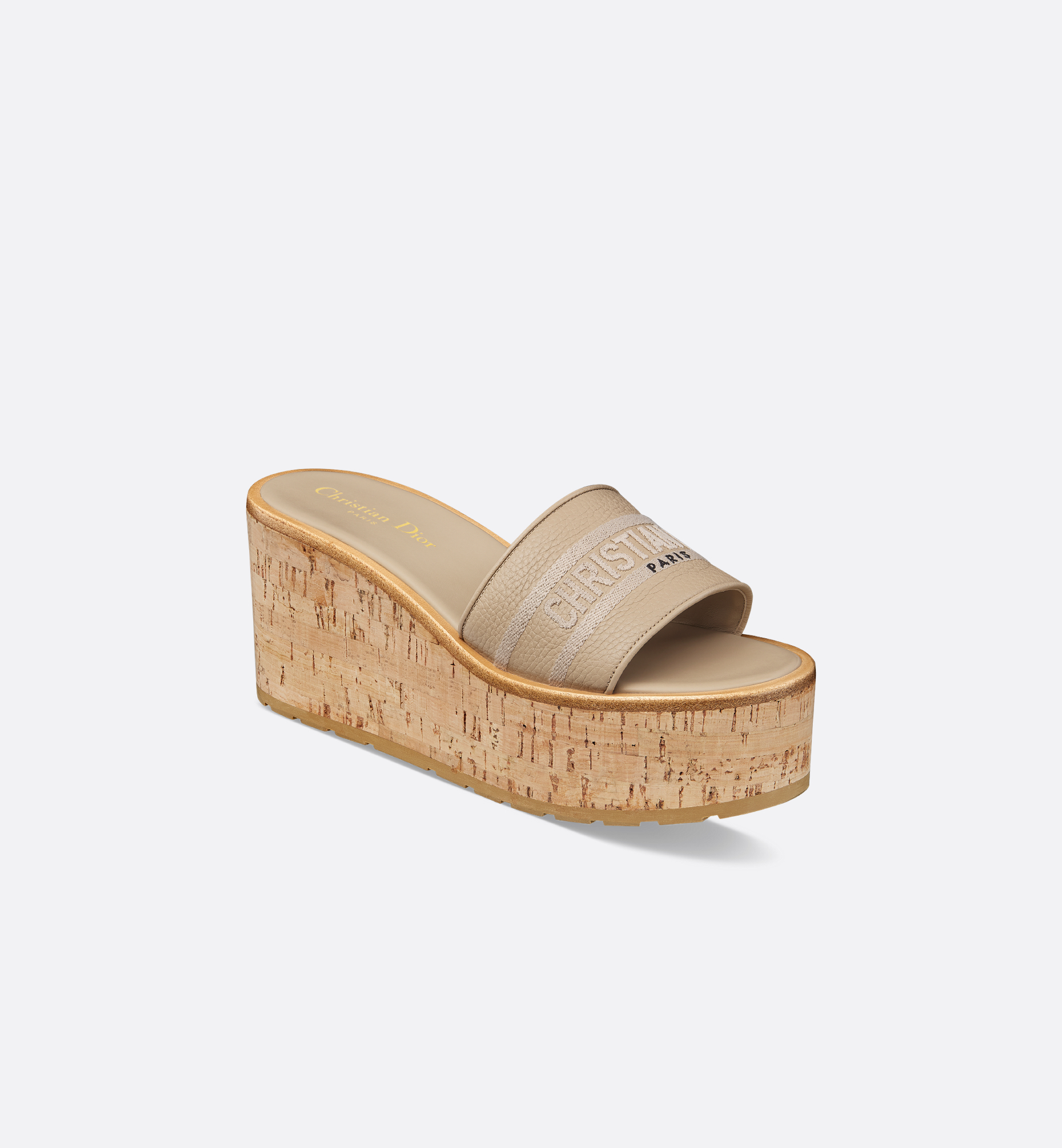 Dway Platform Slide Beige