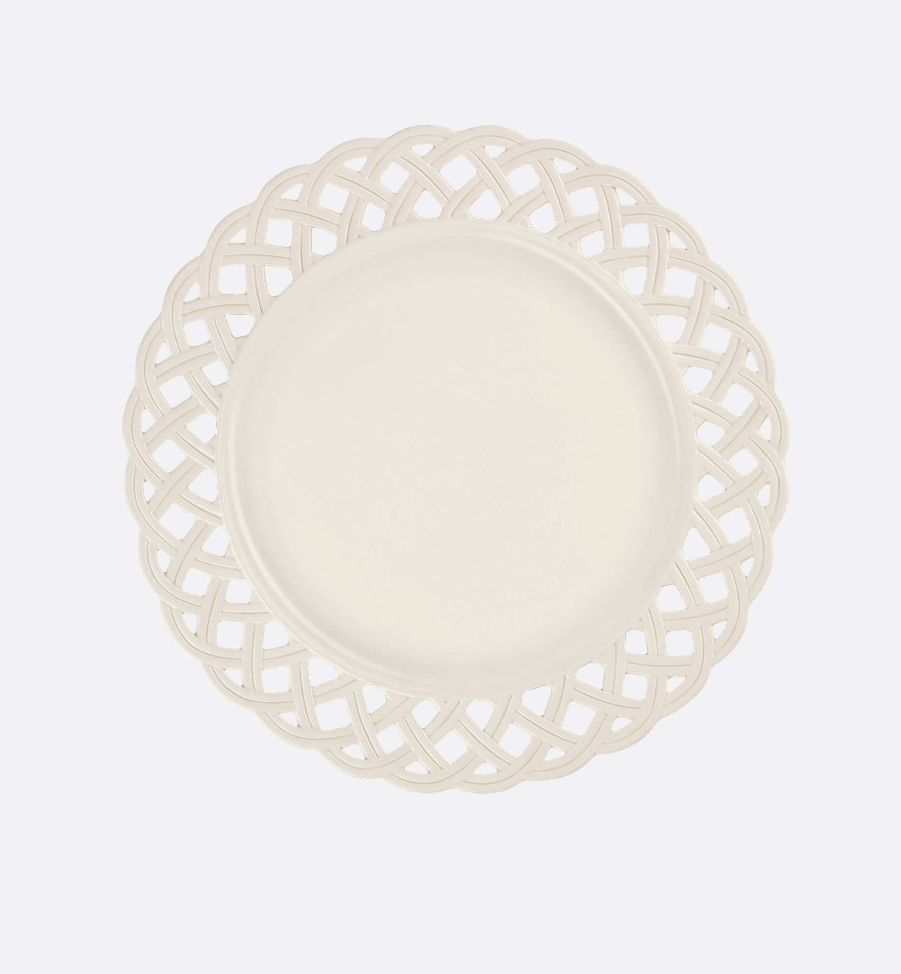 Decorative Plate White