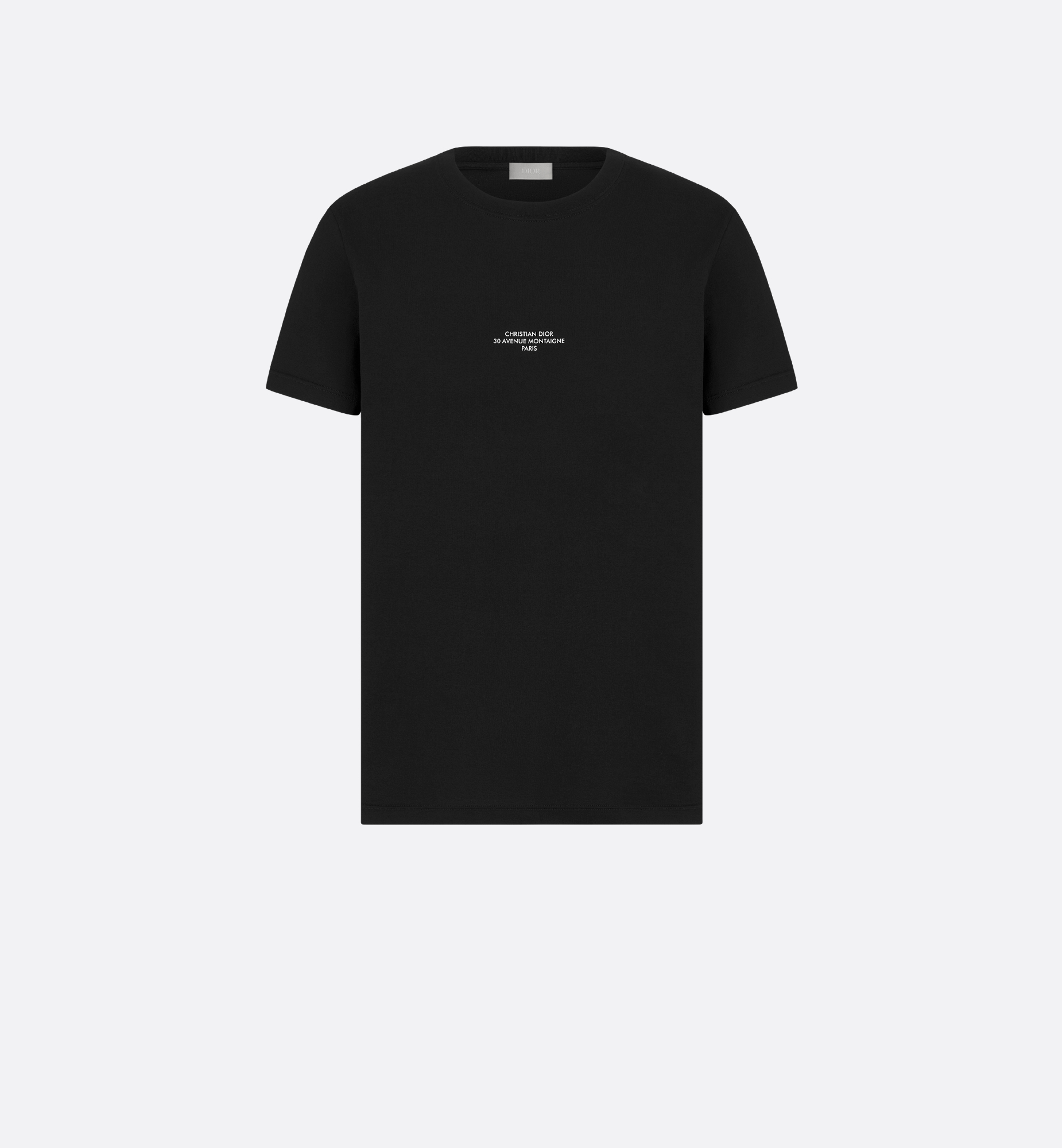 Dior Montaigne T-Shirt, Regular Fit Black