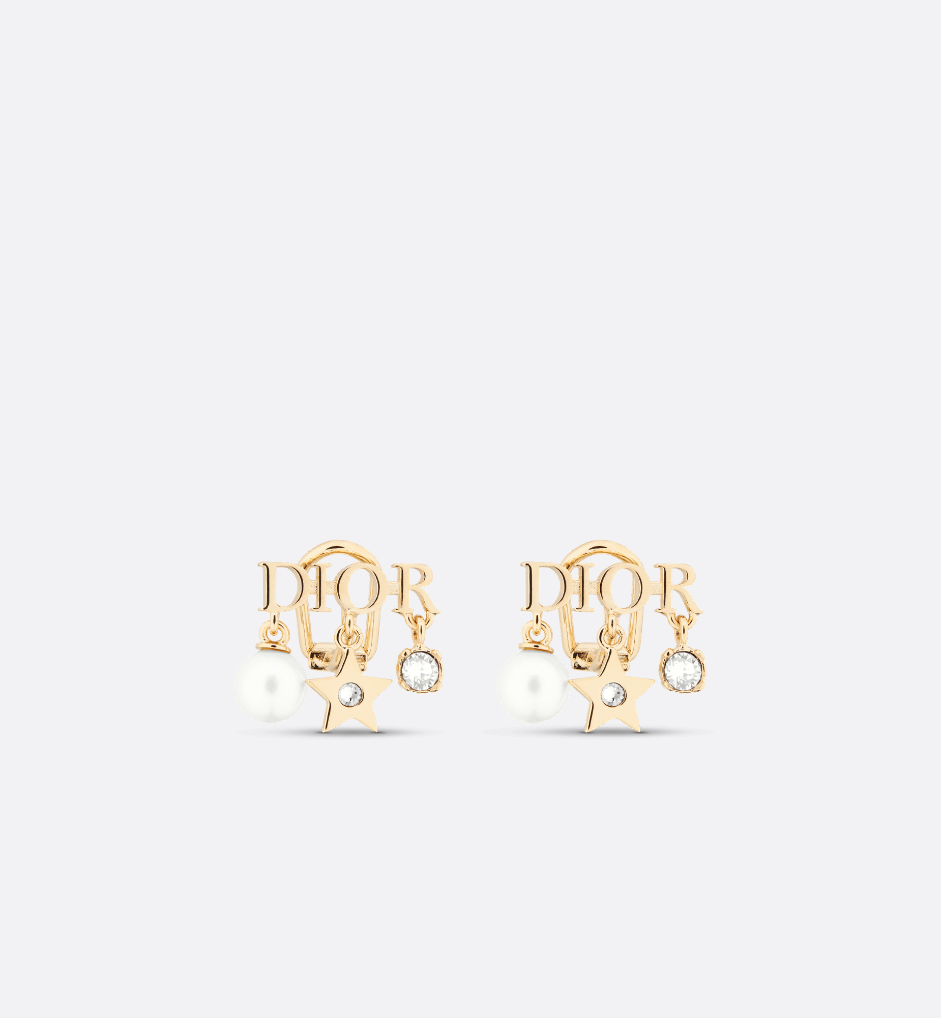 Dio(r)evolution Clip-On Earrings White
