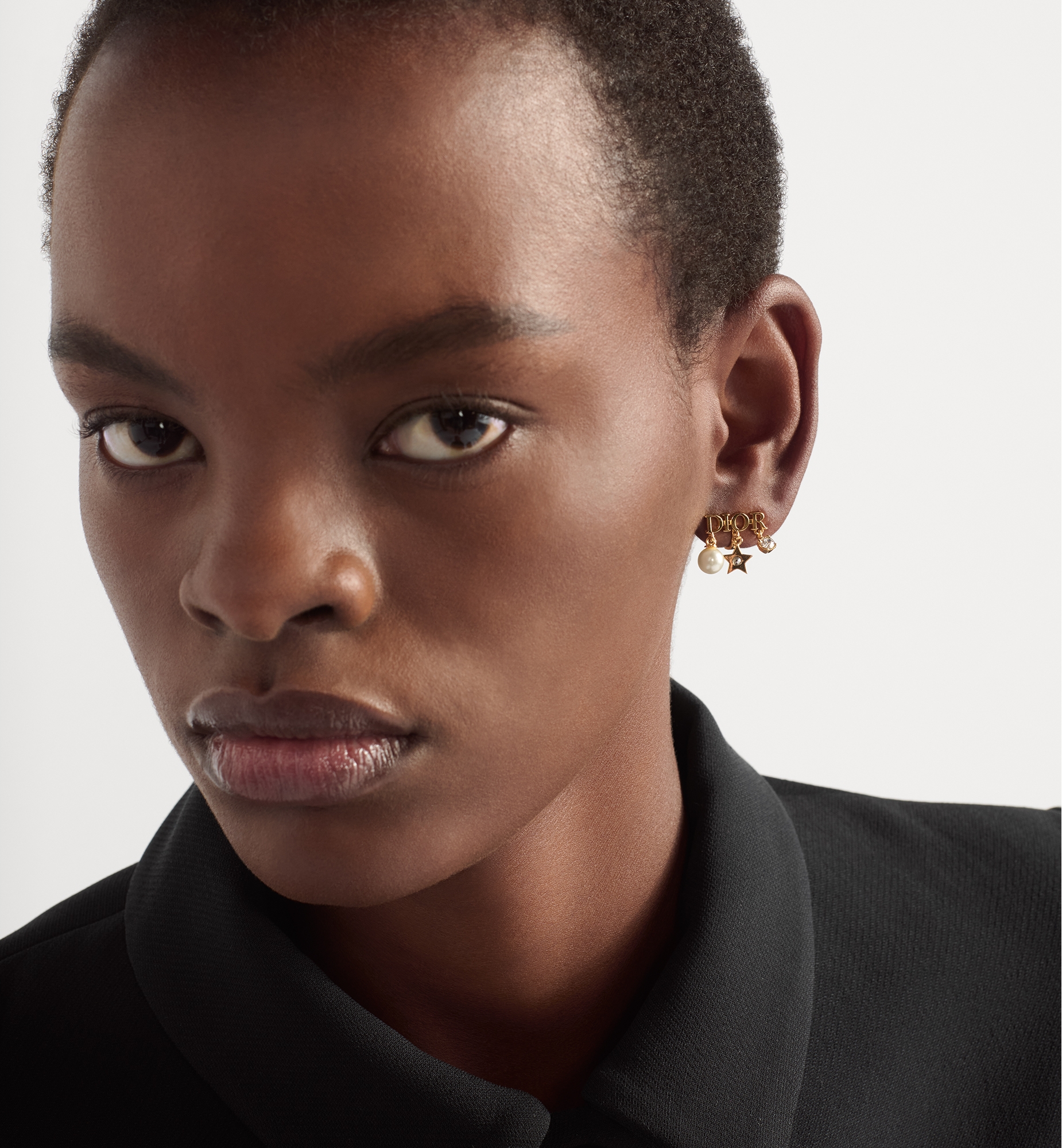 Dio(r)evolution Clip-On Earrings White