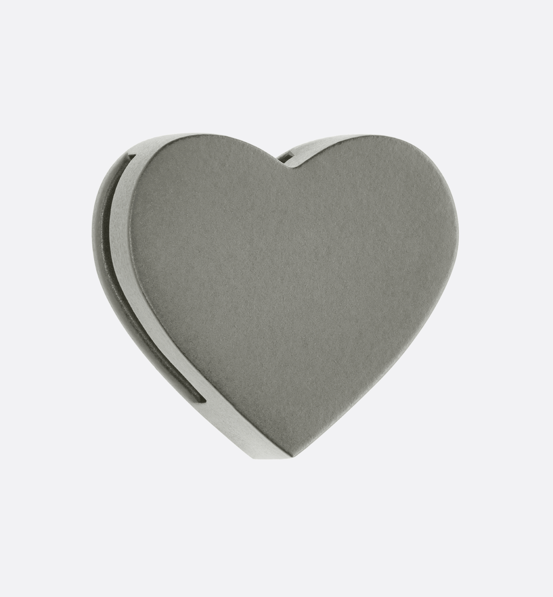 My ABCDior Heart Badge Grey